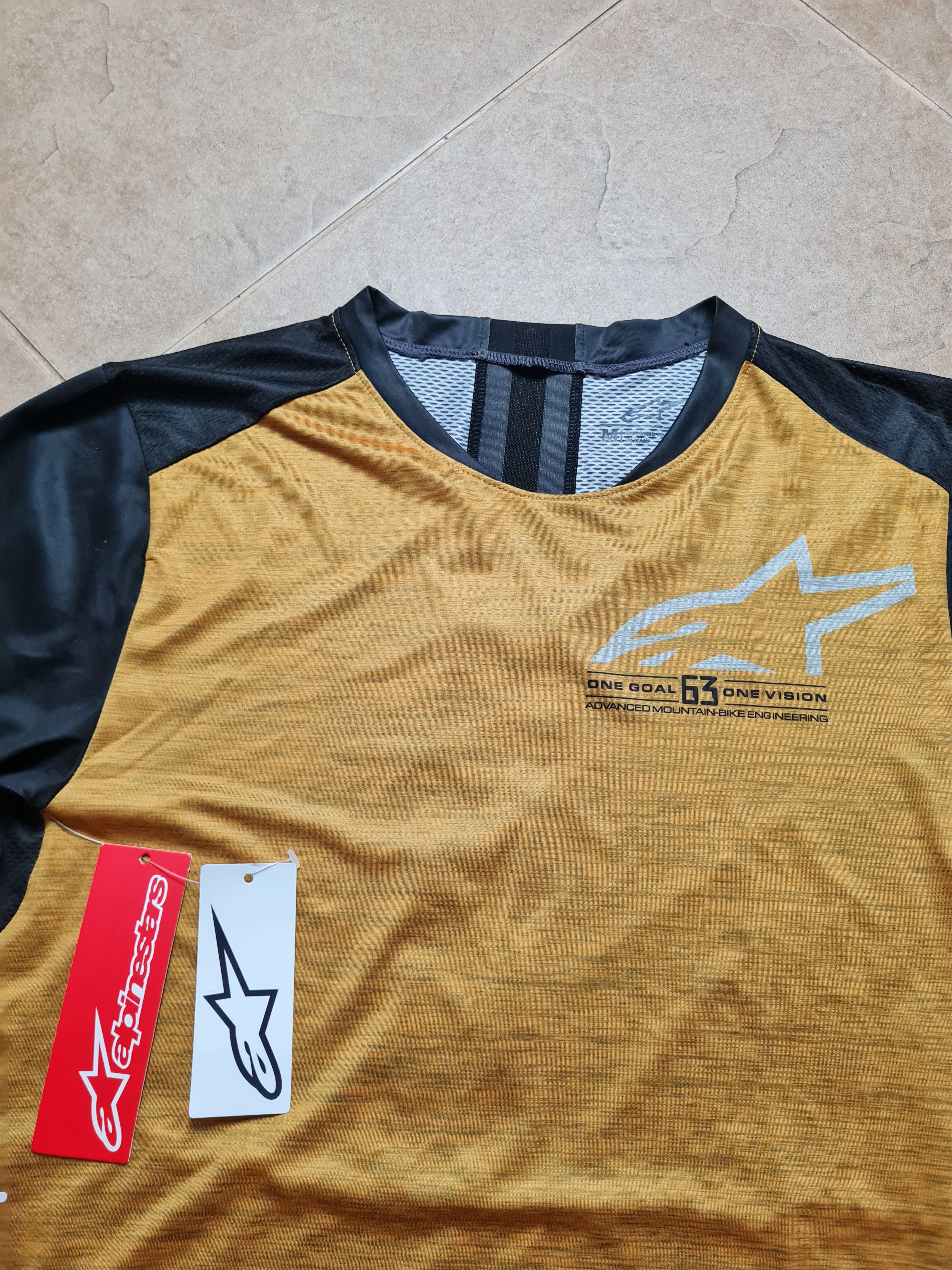Alpinestars Alpinestars Drop 6.0 V2 Short Sleeve Jersey Tangerine-Black Size US M / EU 48-50 / 2 - 2 Thumbnail