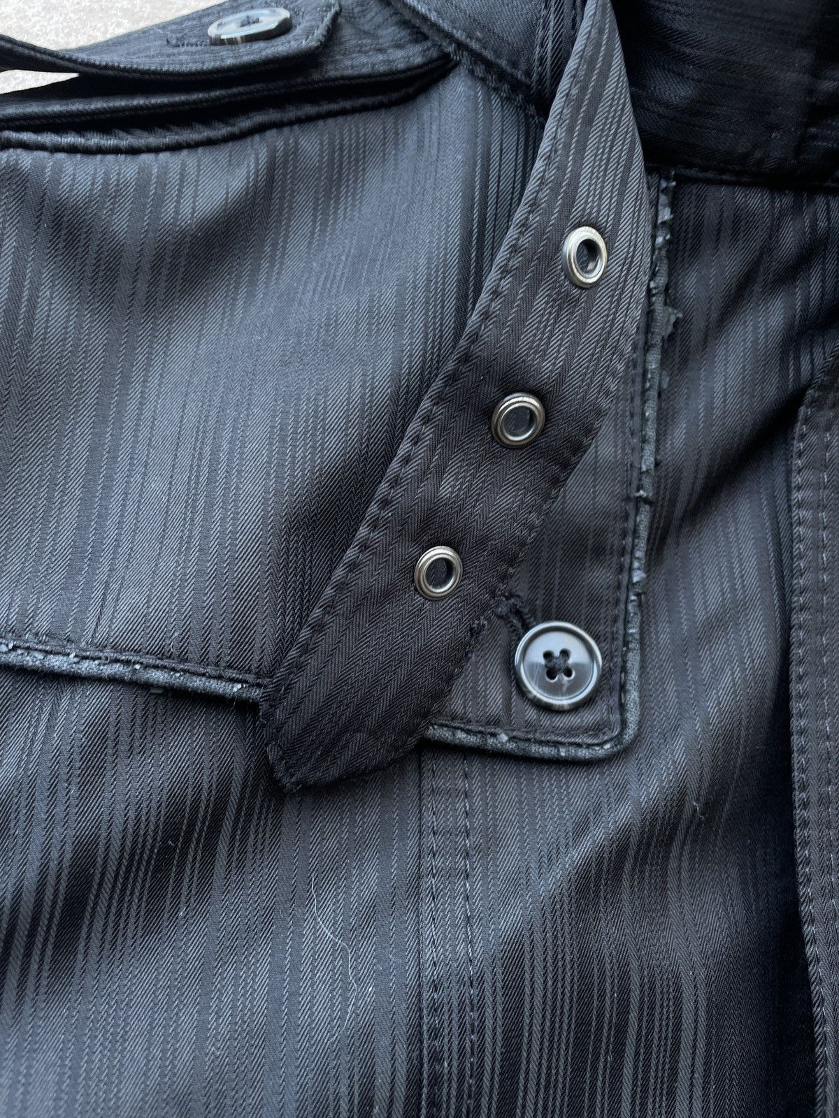 If Six Was Nine 2000s Japanese archive Vkei Fur Belted Gimmic Jacket Y2K Size US S / EU 44-46 / 1 - 8 Thumbnail
