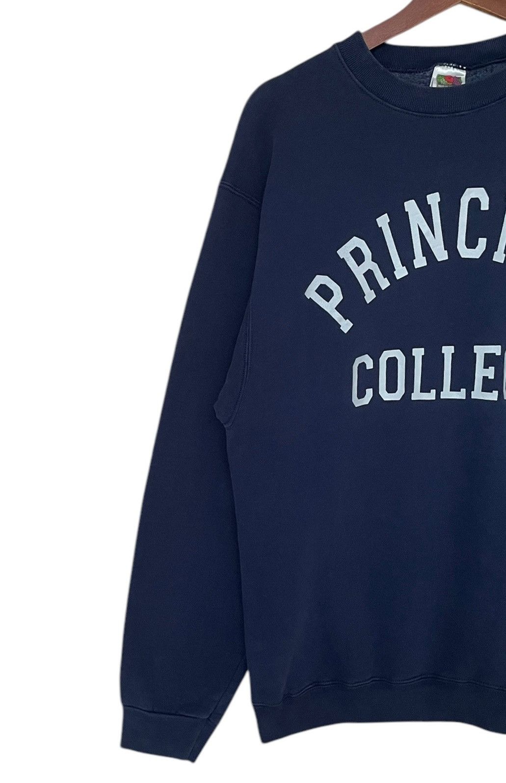 Fruit Of The Loom × Vintage Vintage Fruit of The Loom Principia College Sweatshirt 1990s Size US L / EU 52-54 / 3 - 3 Thumbnail