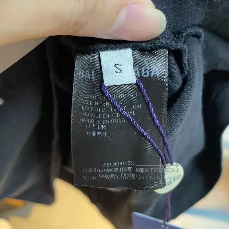 Balenciaga Balenciaga Crown Wheat Black Label Men's Short Sleeve T-Sh Size US S / EU 44-46 / 1 - 4 Thumbnail