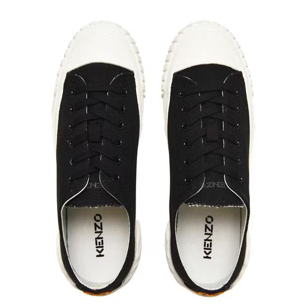 Kenzo o1g2r1mq1024 Tiger Crest Sneakers in White & Black Size US 9 / IT 39 - 4 Thumbnail