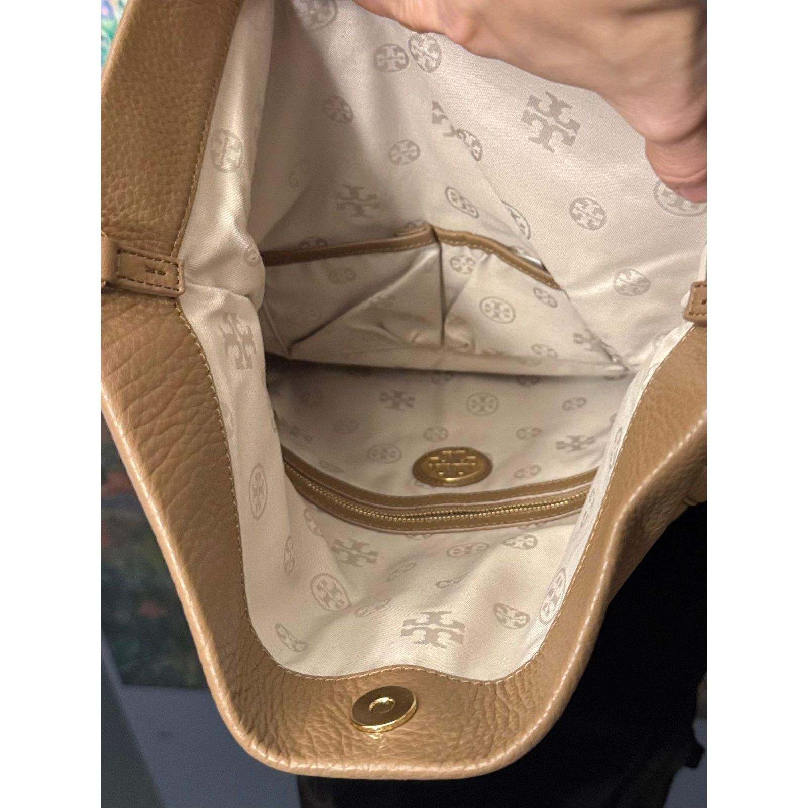 Tory Burch EUC Tory Burch Amanda Foldover Crossbody Shoulder Bag Clutch Size ONE SIZE - 7 Thumbnail