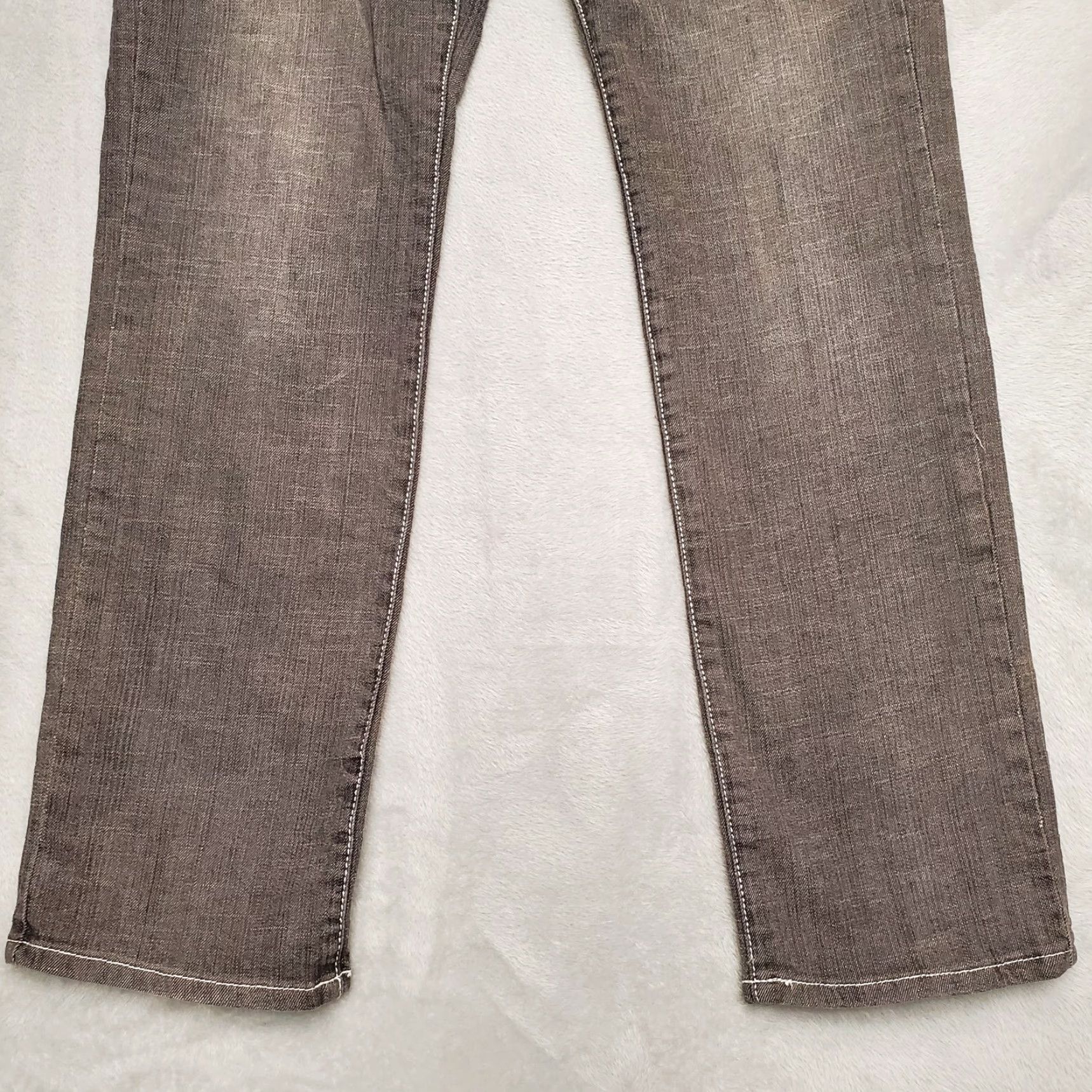Vintage Chicos Jeans Womens size 1 Gray Platinum Embroidered Pockets Casual Denim Pants Shirt Size 30" / US 8 / IT 44 - 2 Thumbnail