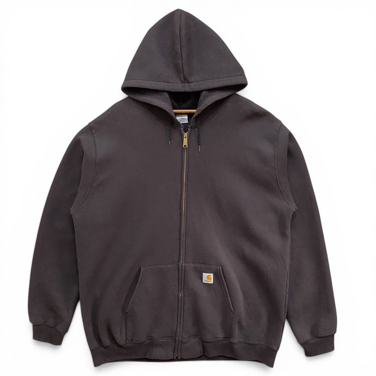 Carhartt Vintage Carhartt Zip Up Hoodie Oversized 2XL Brown Baggy Fit Size US XXL / EU 58 / 5 - 6 Thumbnail