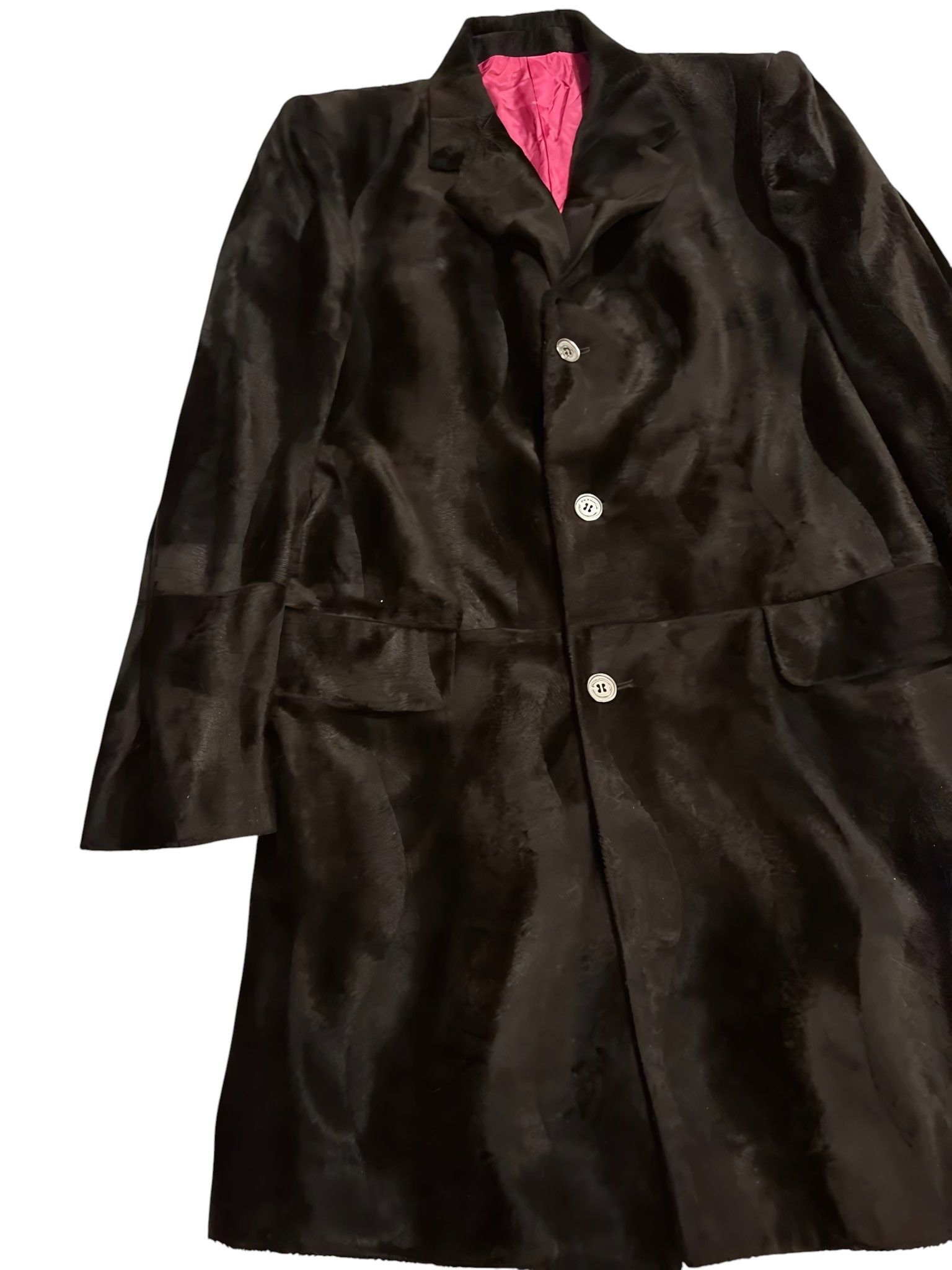 Versace Jeans Couture VJC PONY HAIR COAT Size US M / EU 48-50 / 2 - 2 Thumbnail