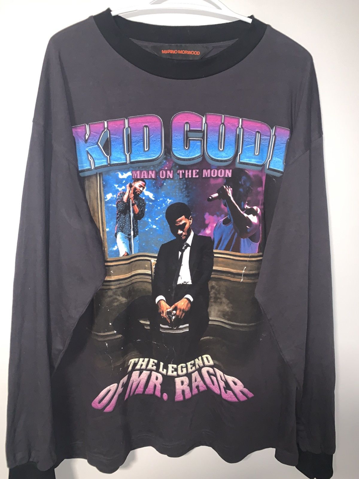Kid Cudi × Marino Morwood Marino Morwood Kid Cudi Long Sleeve Man On The Moon Graphic Size US XXL / EU 58 / 5 - 2 Thumbnail