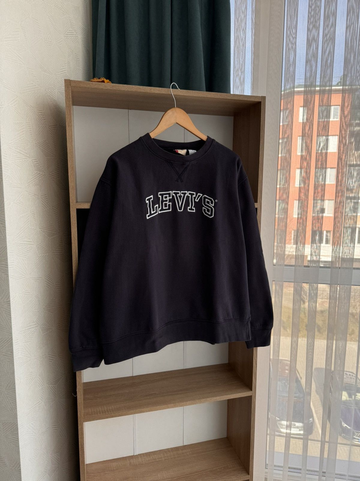 Levi's Vintage Clothing × Vintage VTG Levi’s Big Logo Navy Sweatshirt Size US M / EU 48-50 / 2 - 8 Thumbnail