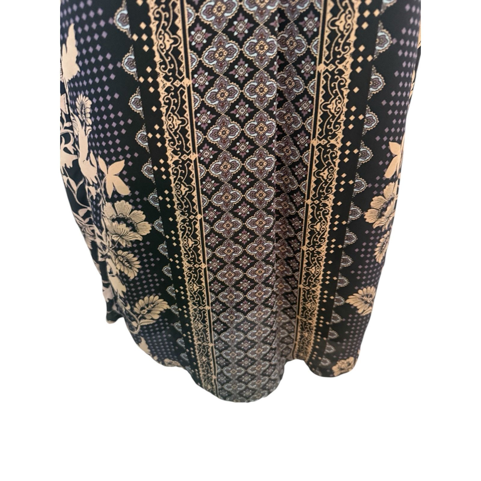 ASTR The Label Astr Blck Mini Flowy Tassel Ties Keyhold Back Dress S Size S / US 4 / IT 40 - 8 Thumbnail