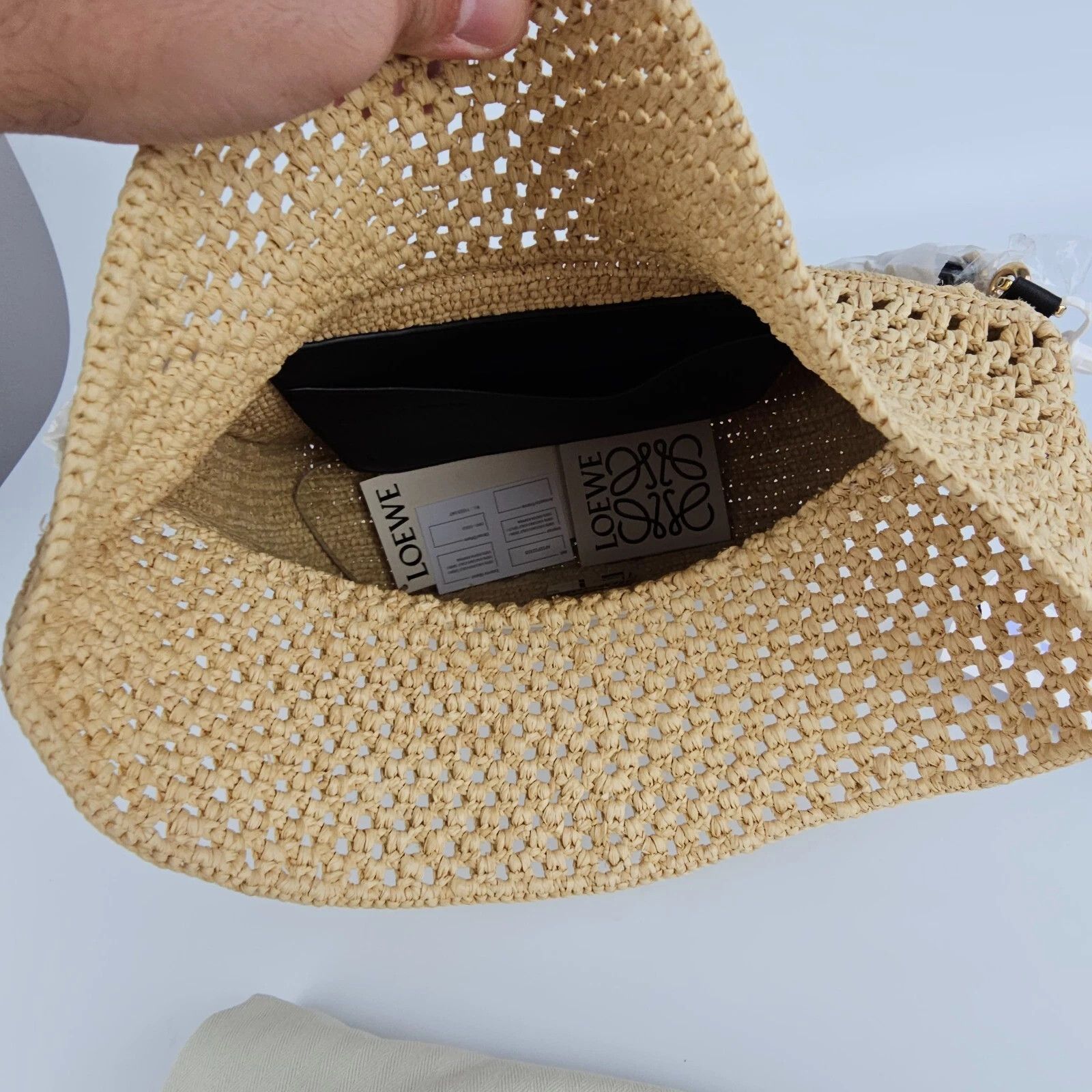 Loewe New LOEWE Ola Medium Natural Raffia Shoulder Bag Size ONE SIZE - 5 Thumbnail