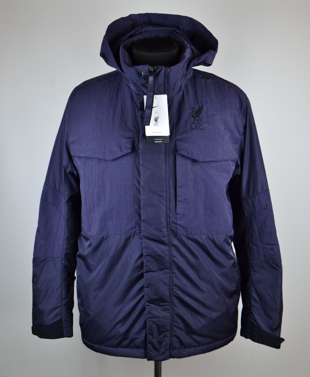 Nike NIKE PUFFER JACKET LIVERPOOL Hooded FC SYN FL VIOLET Size L Size US L / EU 52-54 / 3 - 1 Thumbnail