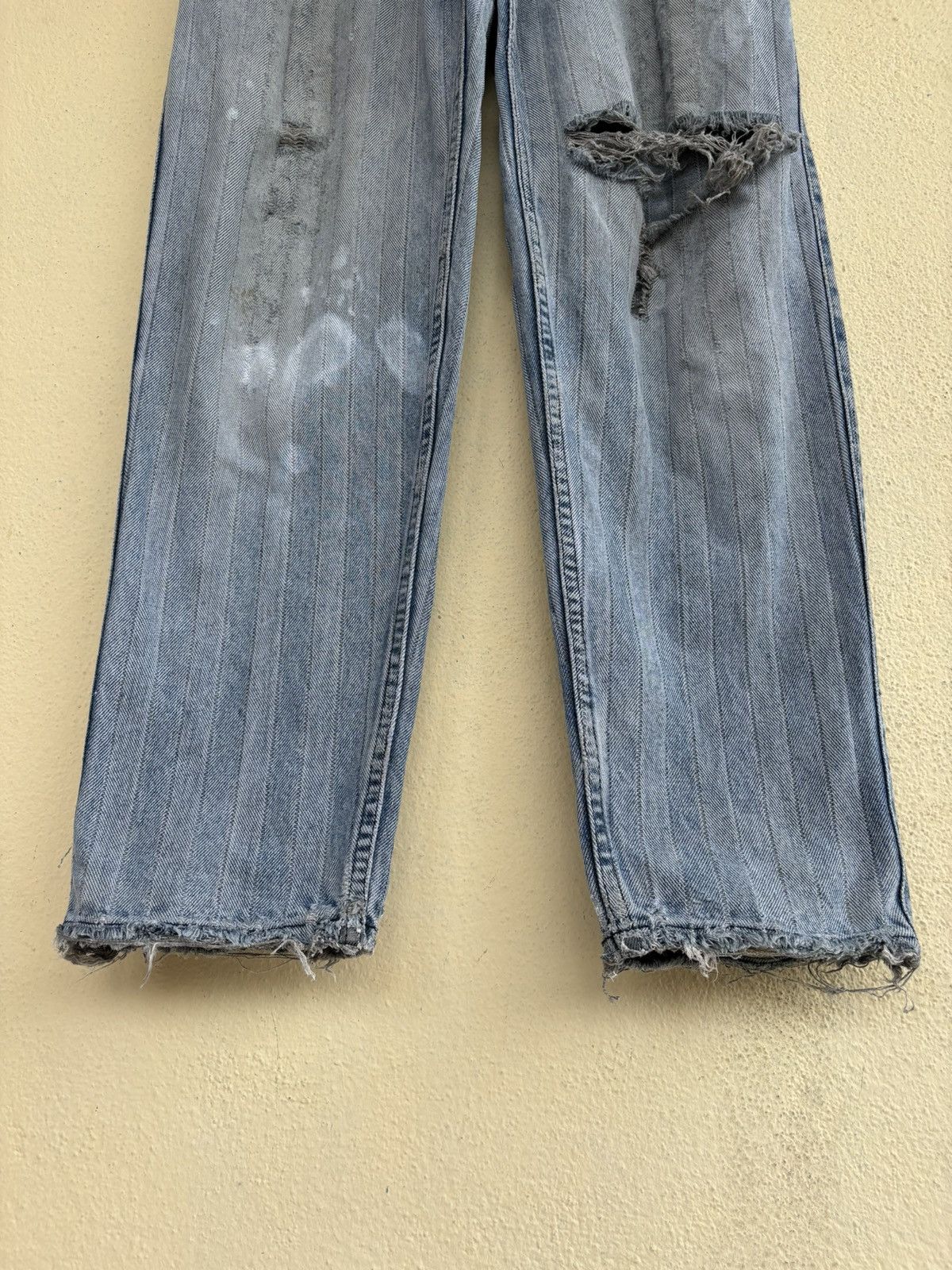 Levi's Vintage 80’s Levi’s 515 Made In USA Distressed Denim Size US 34 / EU 50 - 8 Thumbnail