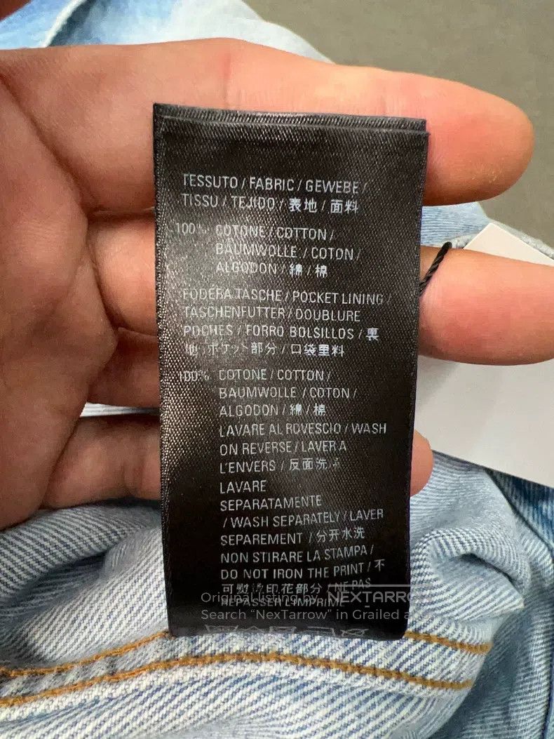 Balenciaga Balenciaga Spray Paint Effect Logo Printed Collared Long S Size US M / EU 48-50 / 2 - 6 Thumbnail
