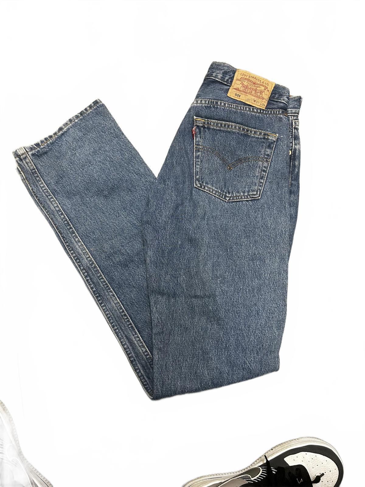 Levi's Levi's 501 Vintage Blue Jeans - Classic Fit Size US 29 - 2 Thumbnail