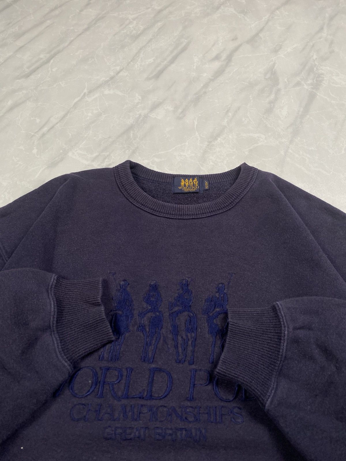 Beverly Hills Polo Club Vintage 90s Great Britain World Polo Championship Crewneck Size US M / EU 48-50 / 2 - 3 Thumbnail