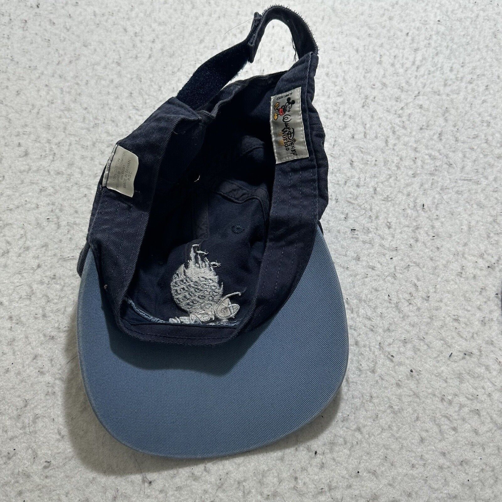 Disney Vintage Disney Golf Baseball Cap Hat Navy Blue Disney World Size ONE SIZE - 8 Thumbnail