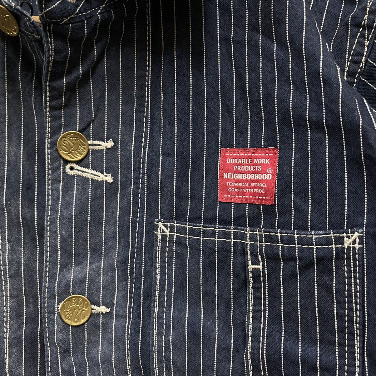 Neighborhood Neighborhood Railroad Indigo Chore Jacket Size US M / EU 48-50 / 2 - 4 Thumbnail