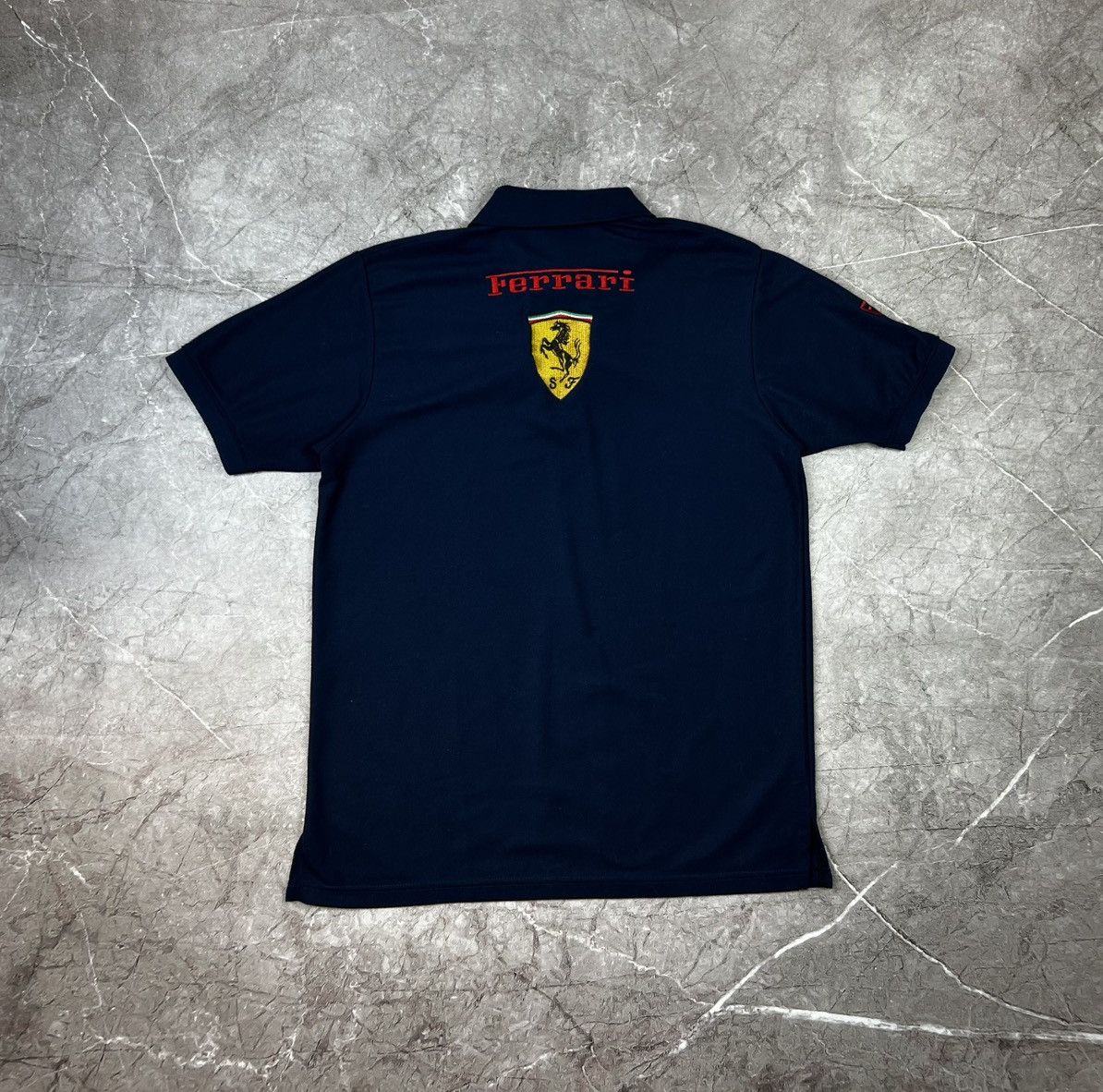 Ferrari × Formula 1 × Vintage Vintage Ferrari Polo Shirt 1998 Racing F1 Vodafone Y2K Size US XL / EU 56 / 4 - 2 Thumbnail