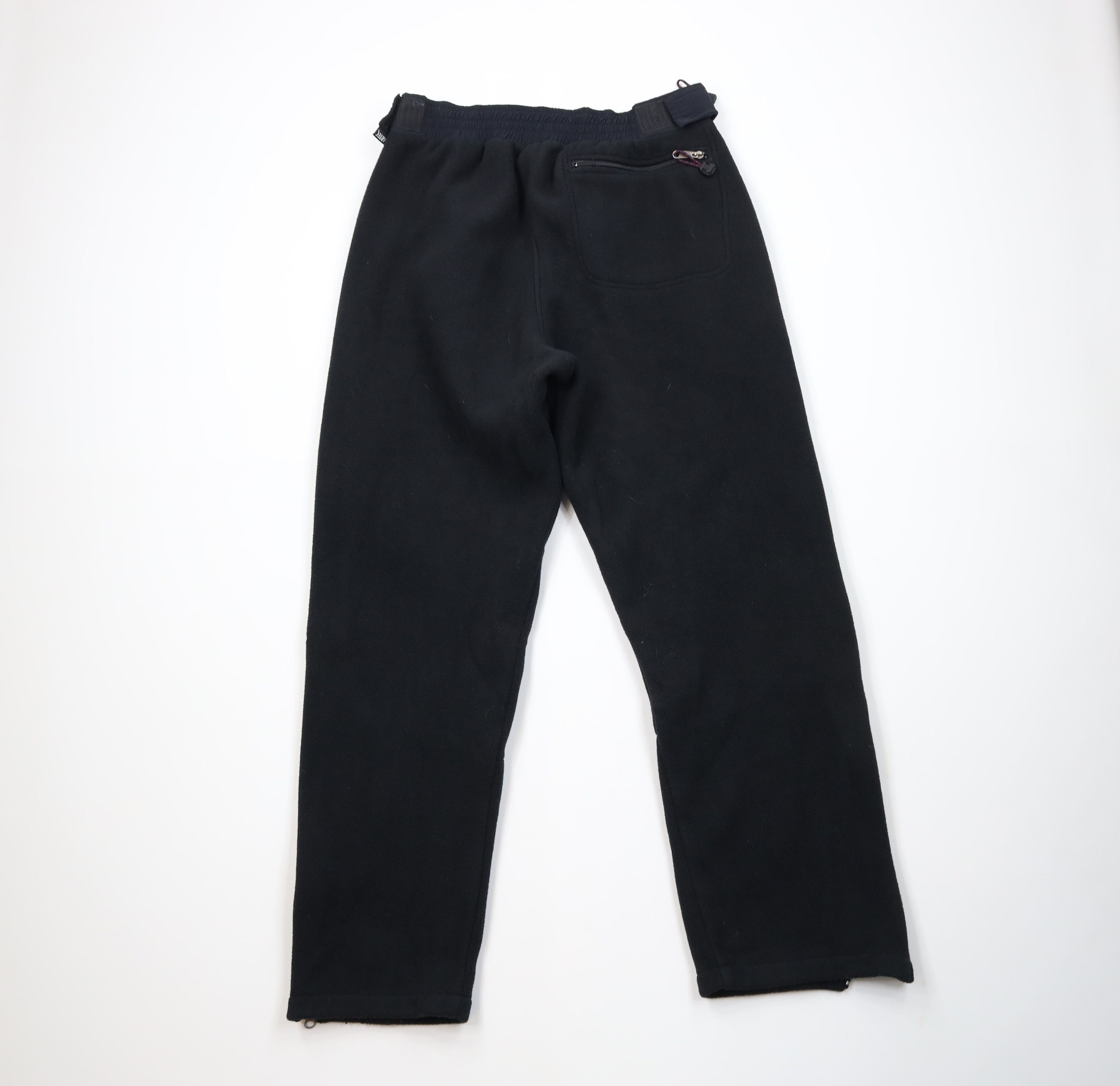 Vintage Vintage 90s Streetwear Polartec Fleece Sweatpants Black Size US 36 / EU 52 - 10 Thumbnail
