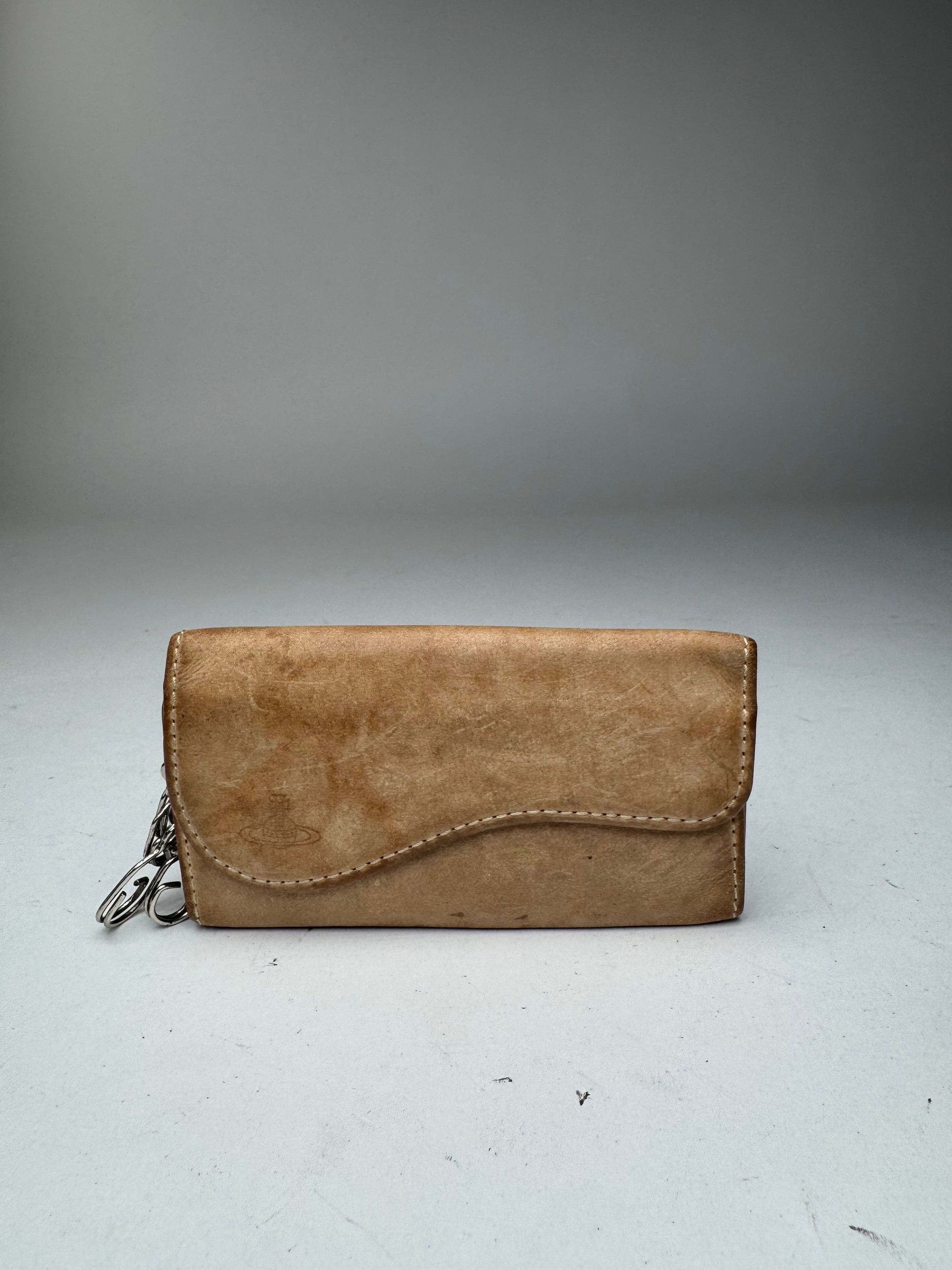 Vivienne Westwood Vintage Leather Key Holder beige Size ONE SIZE - 1 Thumbnail