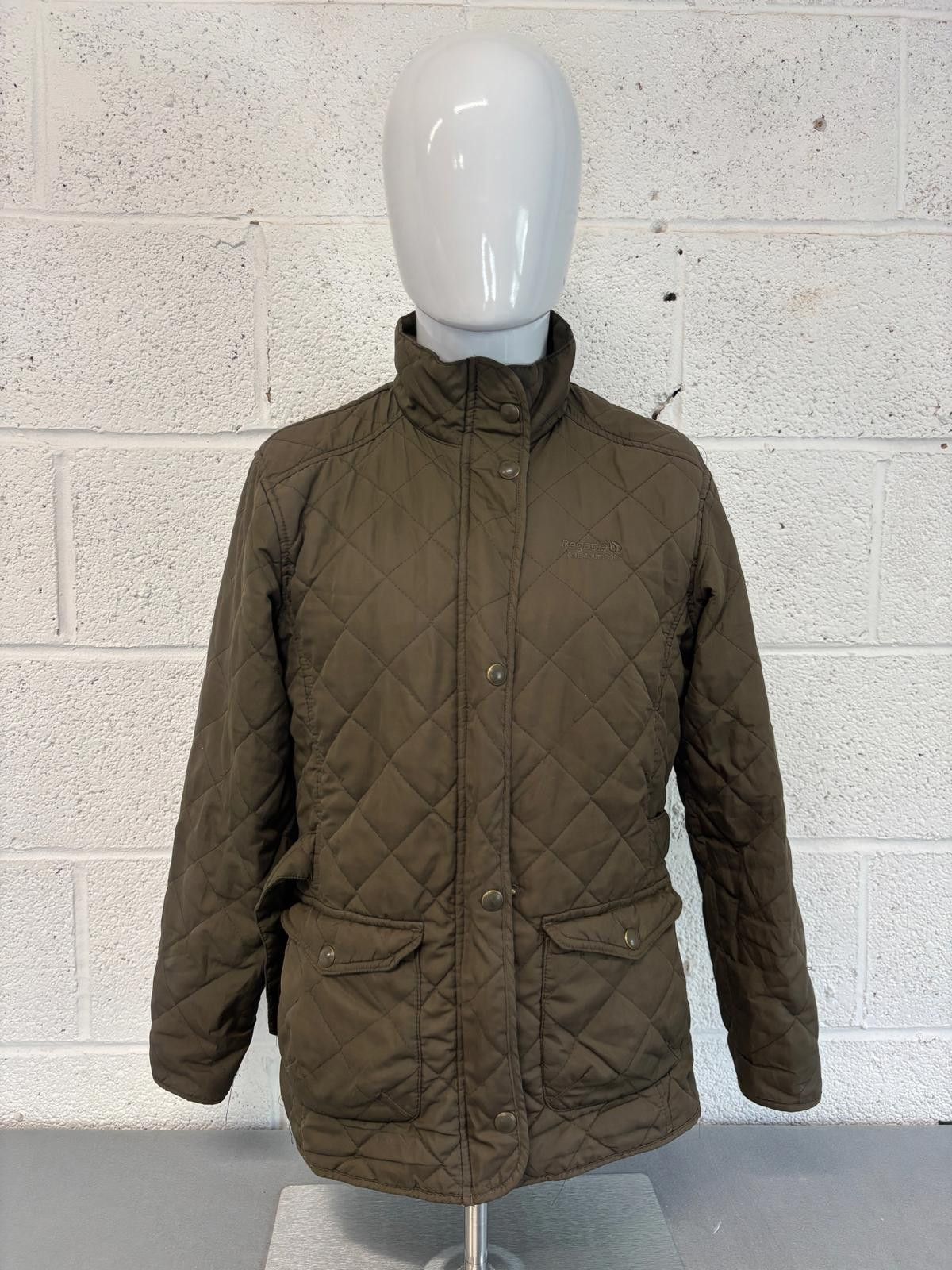Designer Regatta Brown Quilted Jacket for Outdoors Womens Size 14 Size L / US 10 / IT 46 - 1 Thumbnail