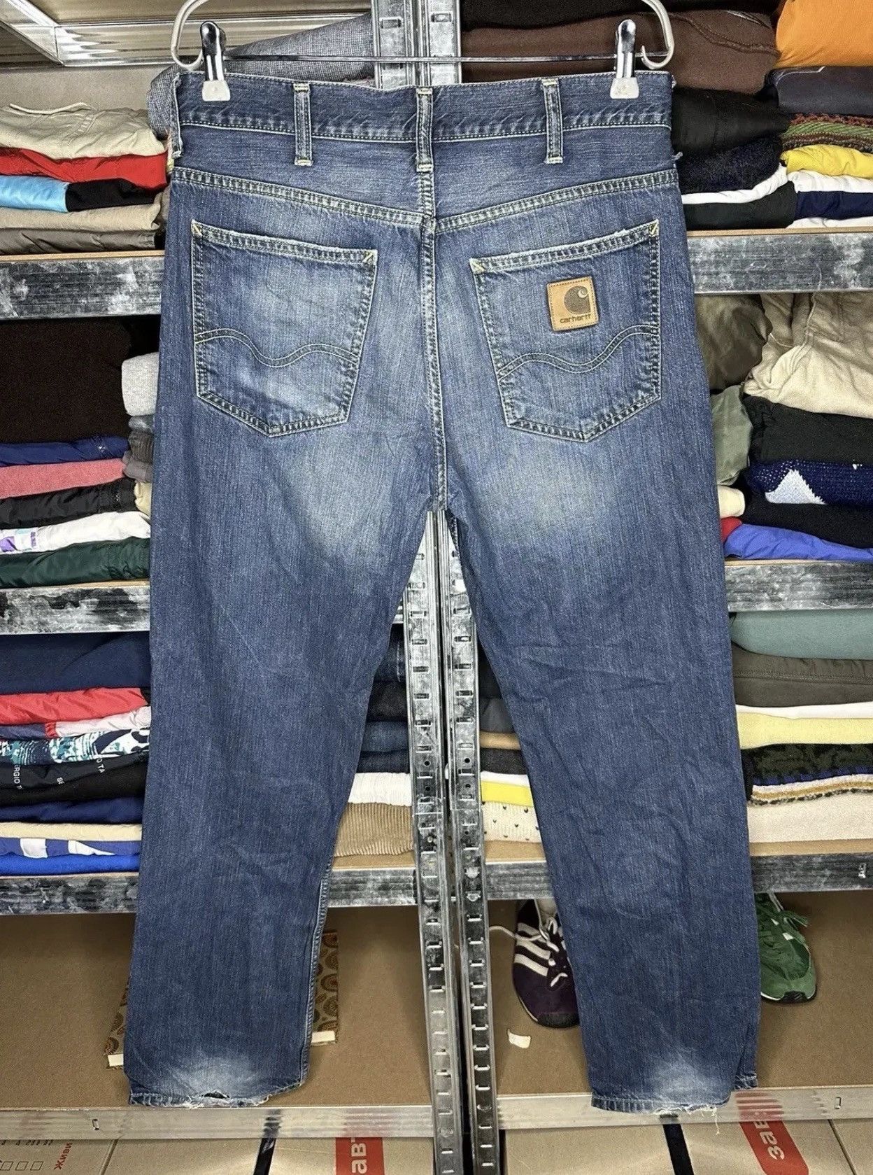 Carhartt 30/32 Carhartt Texas Denim Pants Jeans Rarest Punk Y2K Size US 30 / EU 46 - 2 Thumbnail