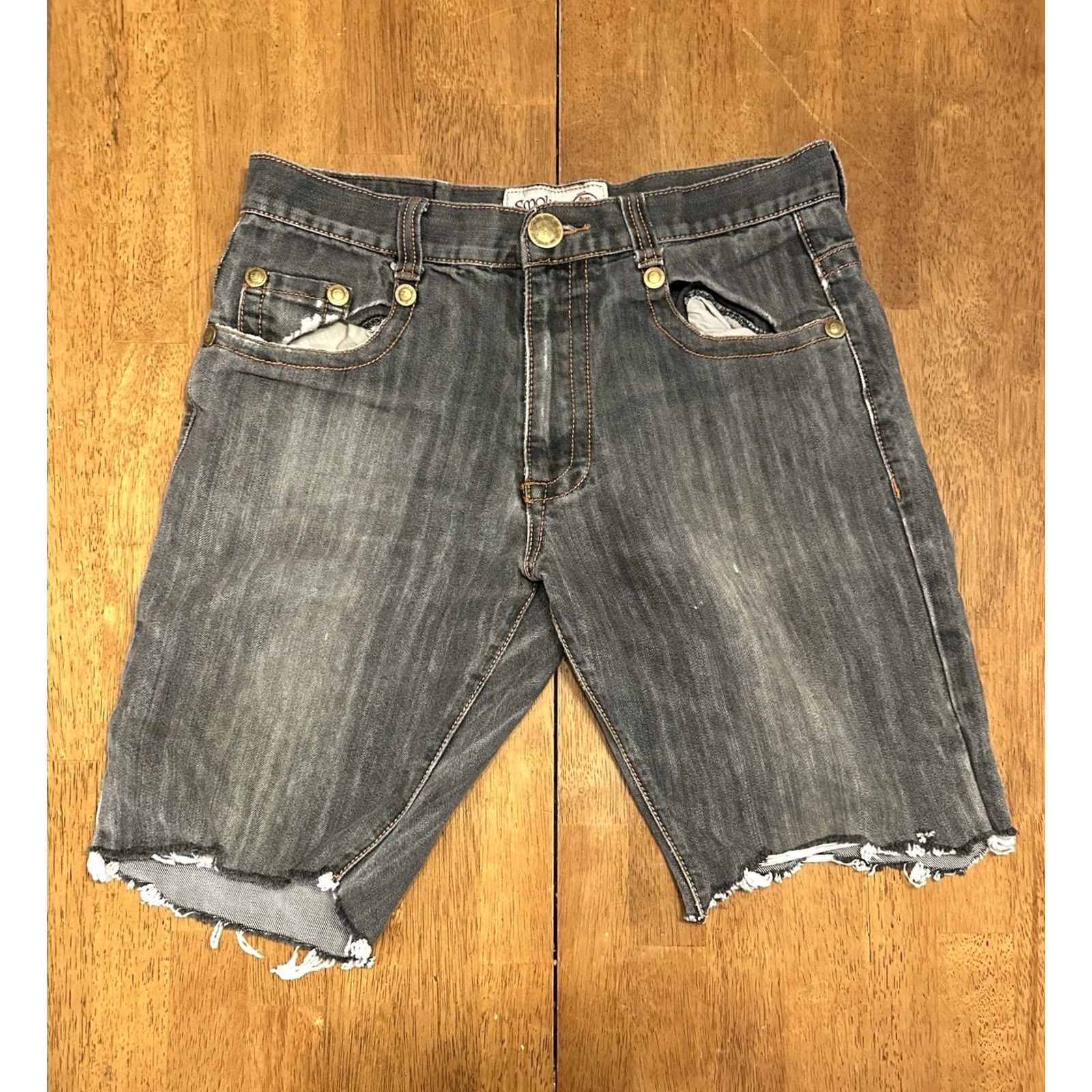 Vintage Y2K Smoke Rise Jorts Jeans Shorts Cutoff Fit 32x18 Embroidered Tiger Size US 32 / EU 48 - 2 Thumbnail