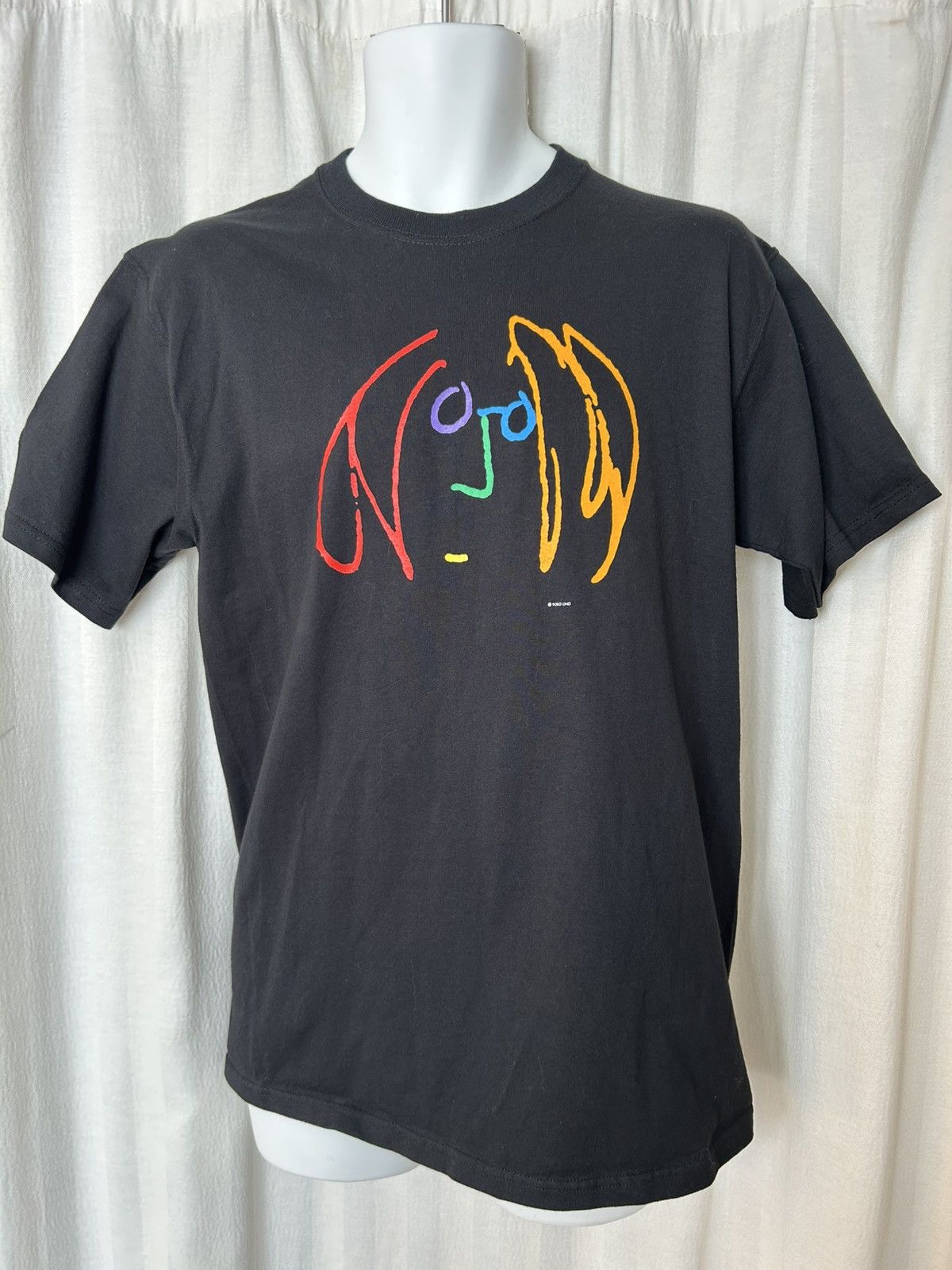 Fruit Of The Loom Tee: john lennon beatles imagine yoko ono dbl sided med 90s? Size US M / EU 48-50 / 2 - 1 Thumbnail