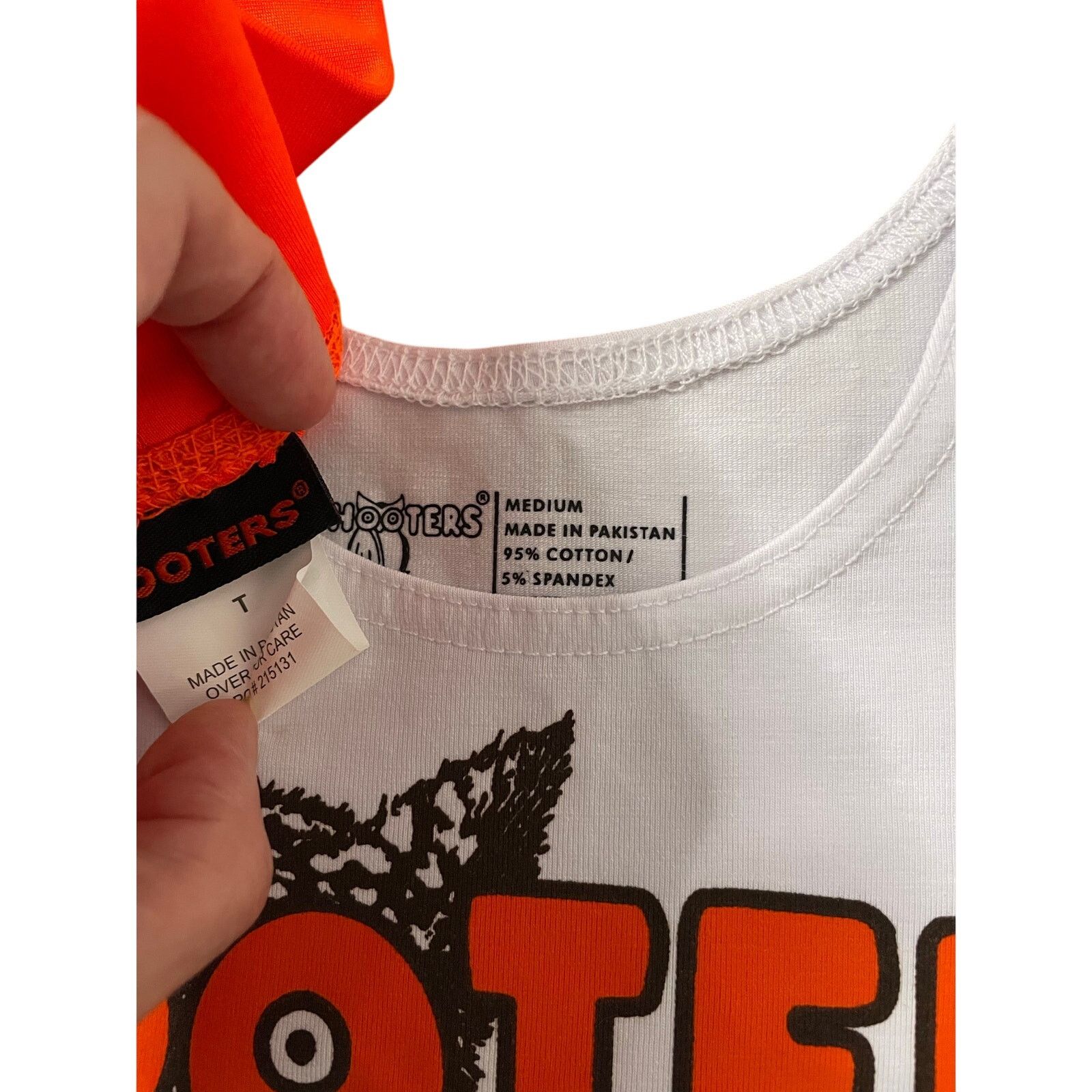 Other New Women Hooters Uniform Tank Shorts Pouch Name Tag Medium Size M / US 6-8 / IT 42-44 - 7 Thumbnail