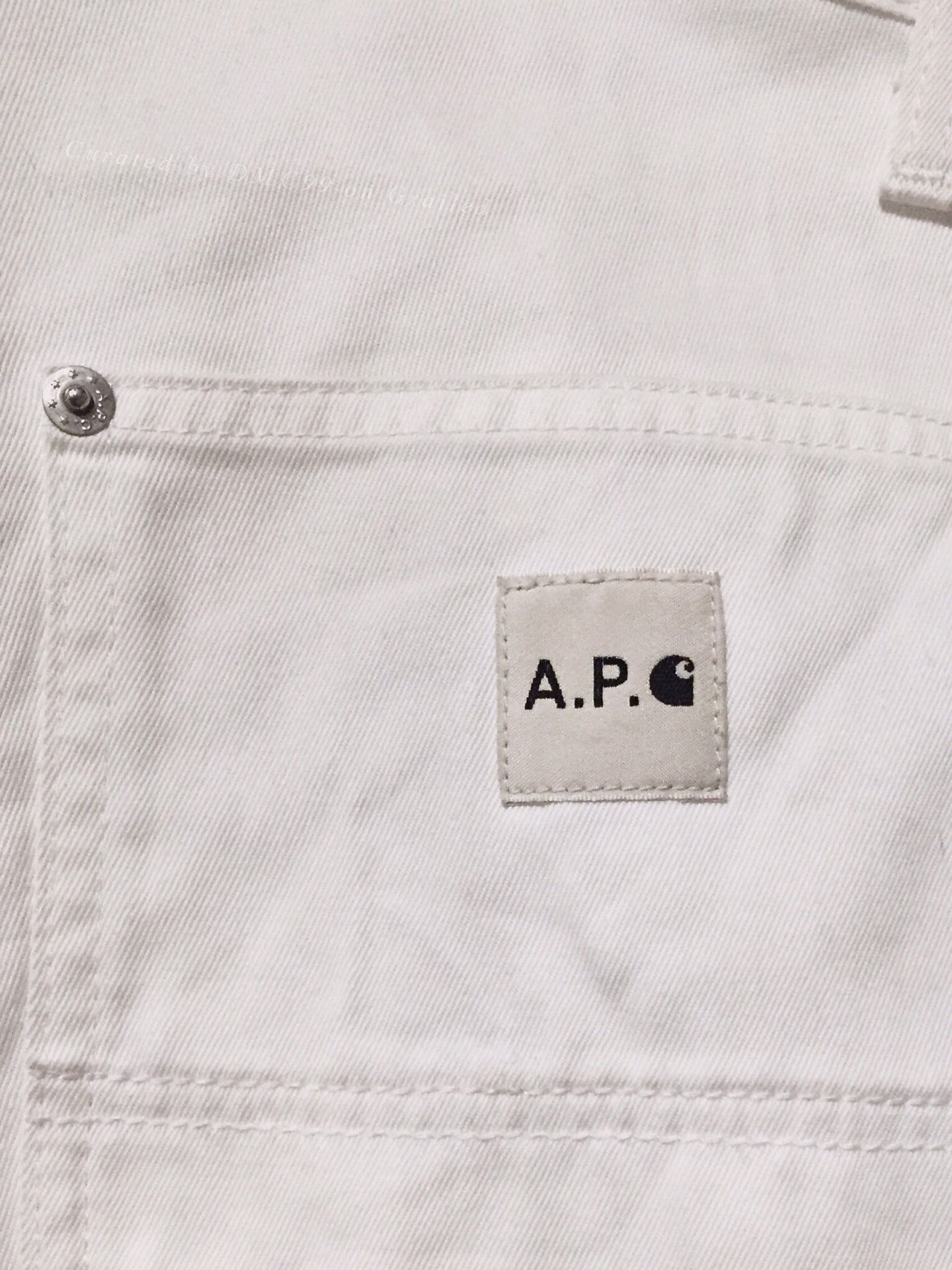 Carhartt Carhartt X A.P.C. White Double Knee Work Pants Size US 30 / EU 46 - 1 Thumbnail