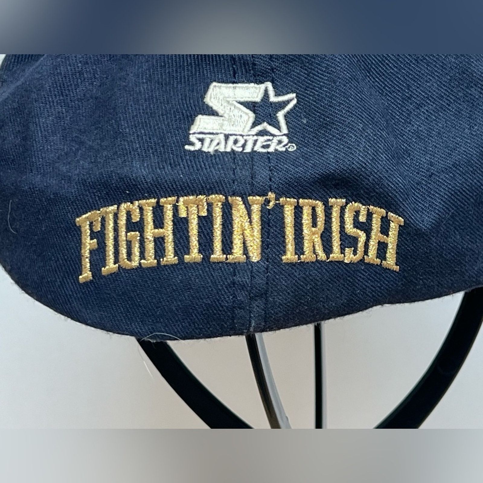 Starter Vintage 90s Starter Notre Dame Fighting Irish Wool 7.5 Hat Size ONE SIZE - 5 Thumbnail