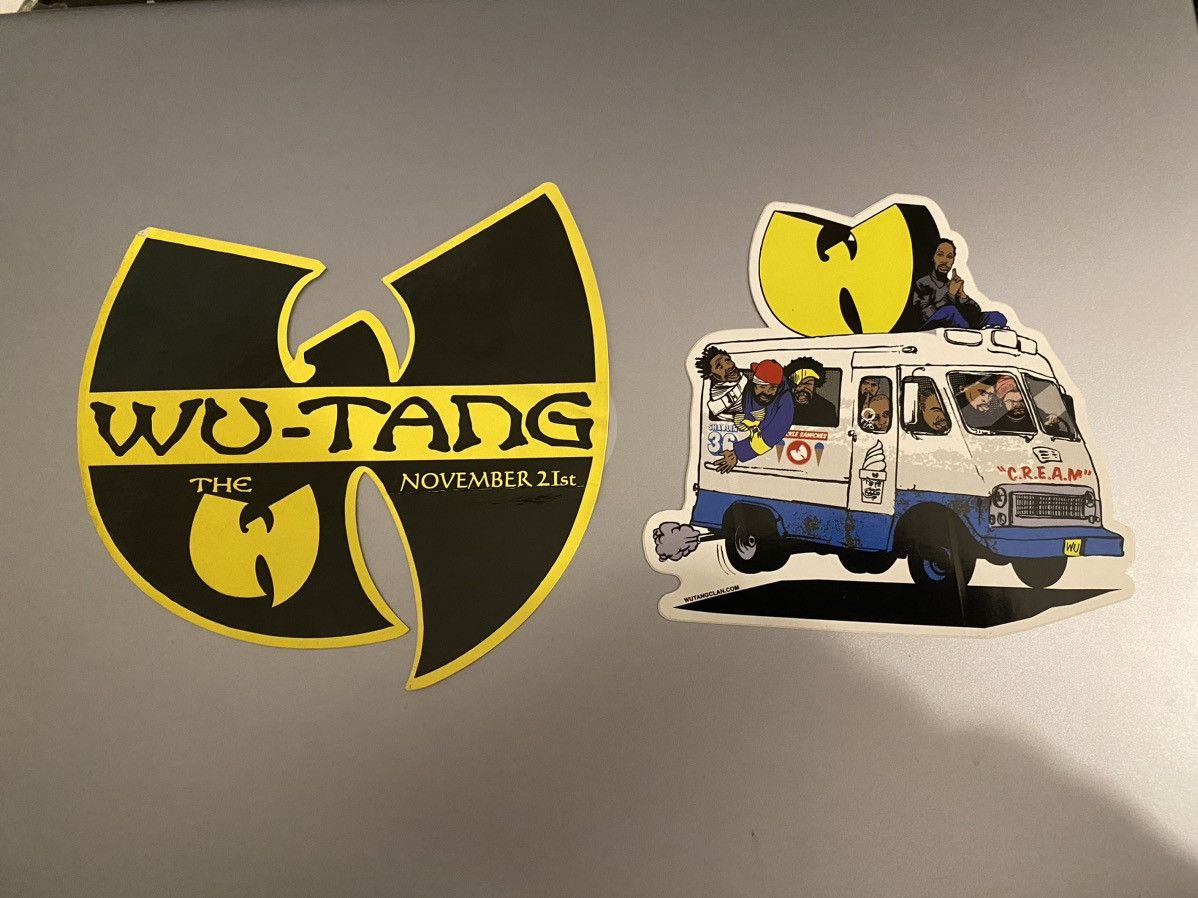 Vintage × Wu-Tang Clan Vintage 90’s Wu tang clan promo sticker set Size ONE SIZE - 1 Thumbnail