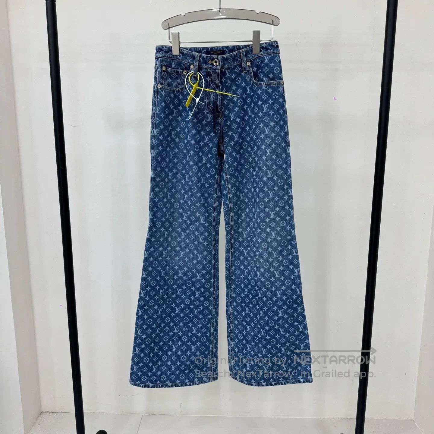 Louis Vuitton Louis Vuitton Blue Monogram Jeans 36. Size US 36 / EU 52 - 1 Thumbnail