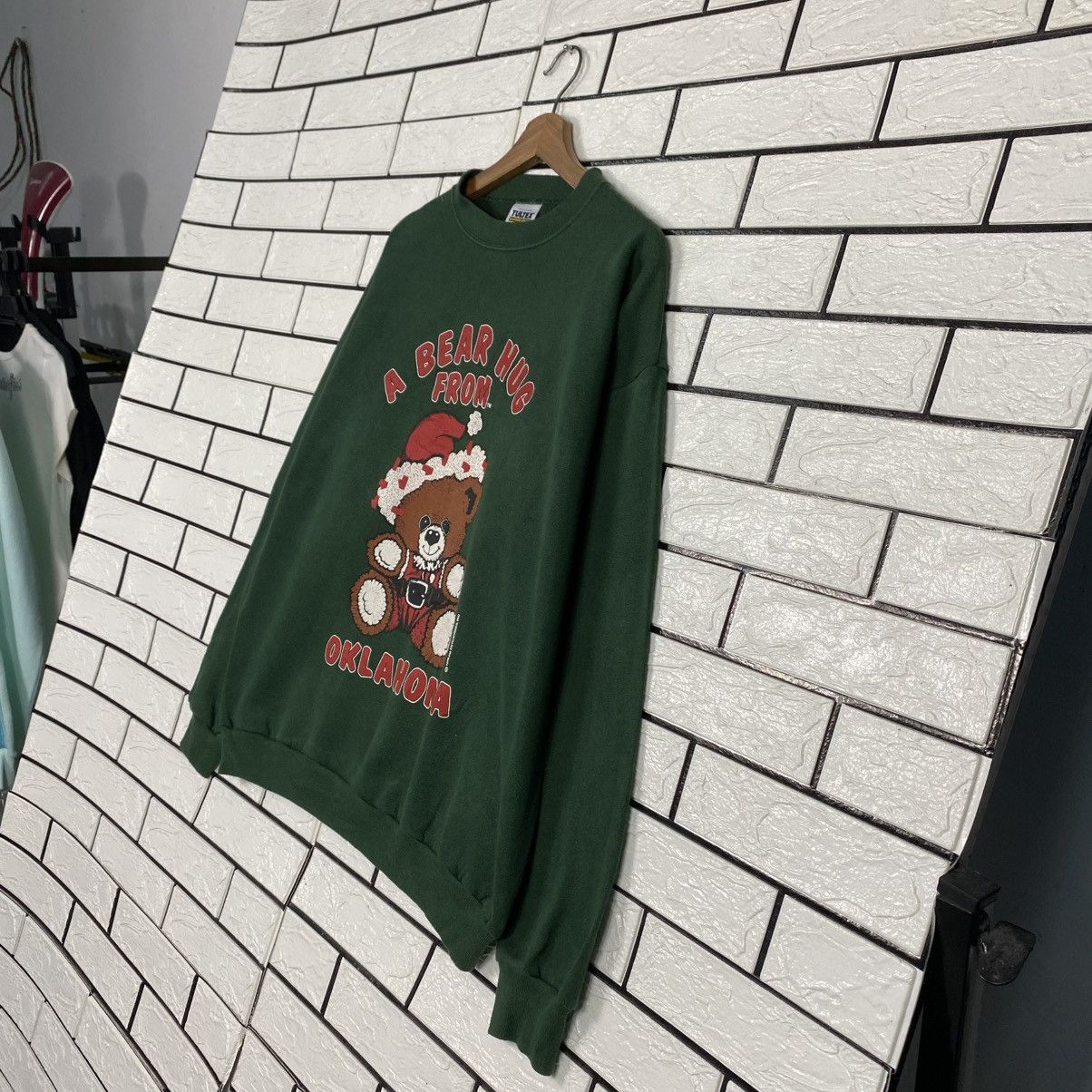 Vintage 🔥VINTAGE SWEATSHIRT TULTEX USA OKLAHOME BIG LOGO Size US L / EU 52-54 / 3 - 2 Thumbnail