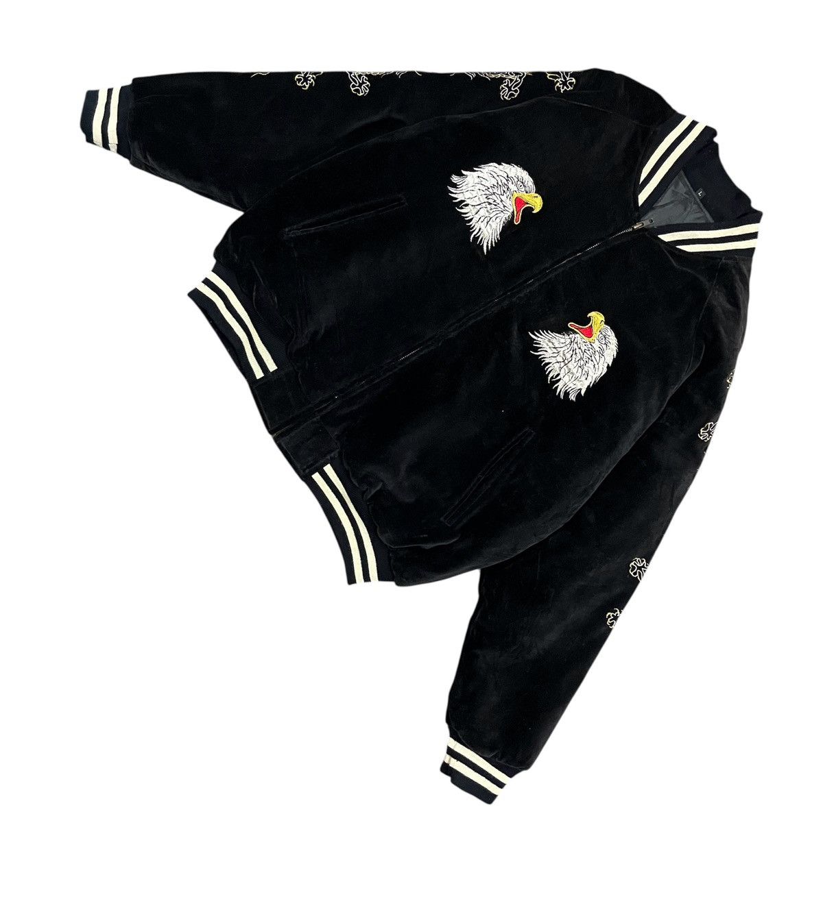 Japanese Brand Bomber jacket sukajan japan yokosuka souvenir velvet Size US L / EU 52-54 / 3 - 2 Thumbnail