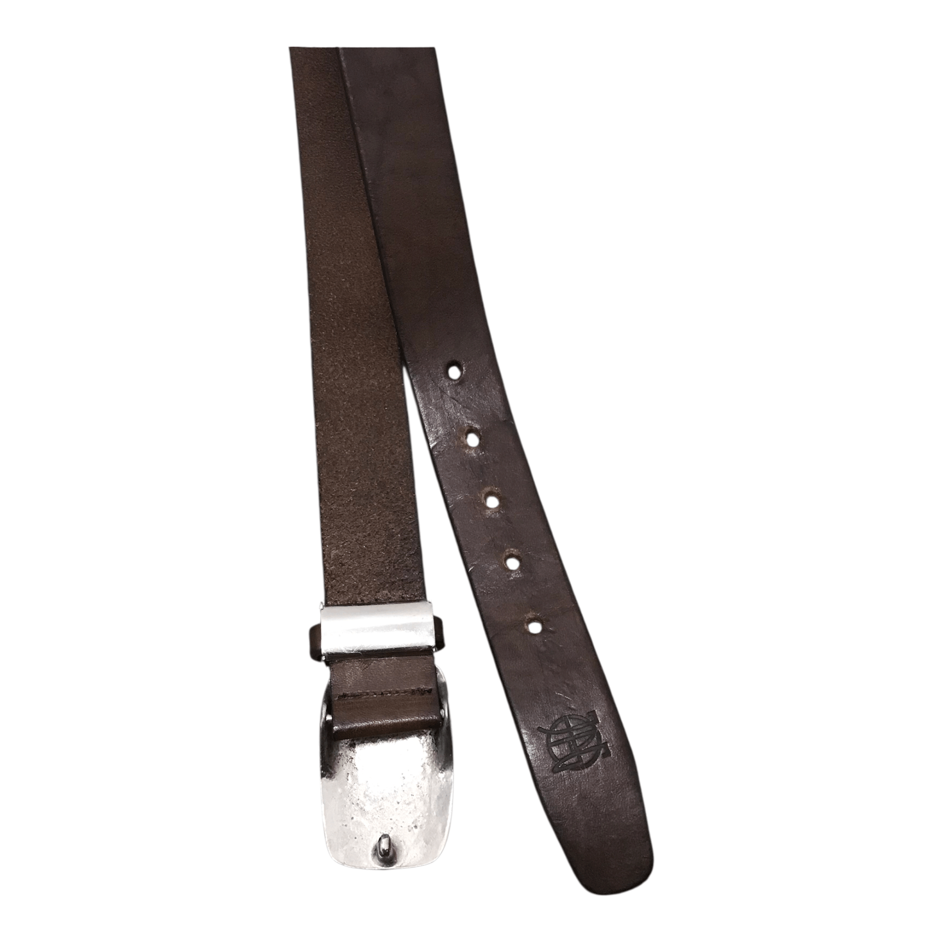 Jean Paul Gaultier Jean Paul Gaultier Silver Leather Belt Size 36 - 2 Thumbnail