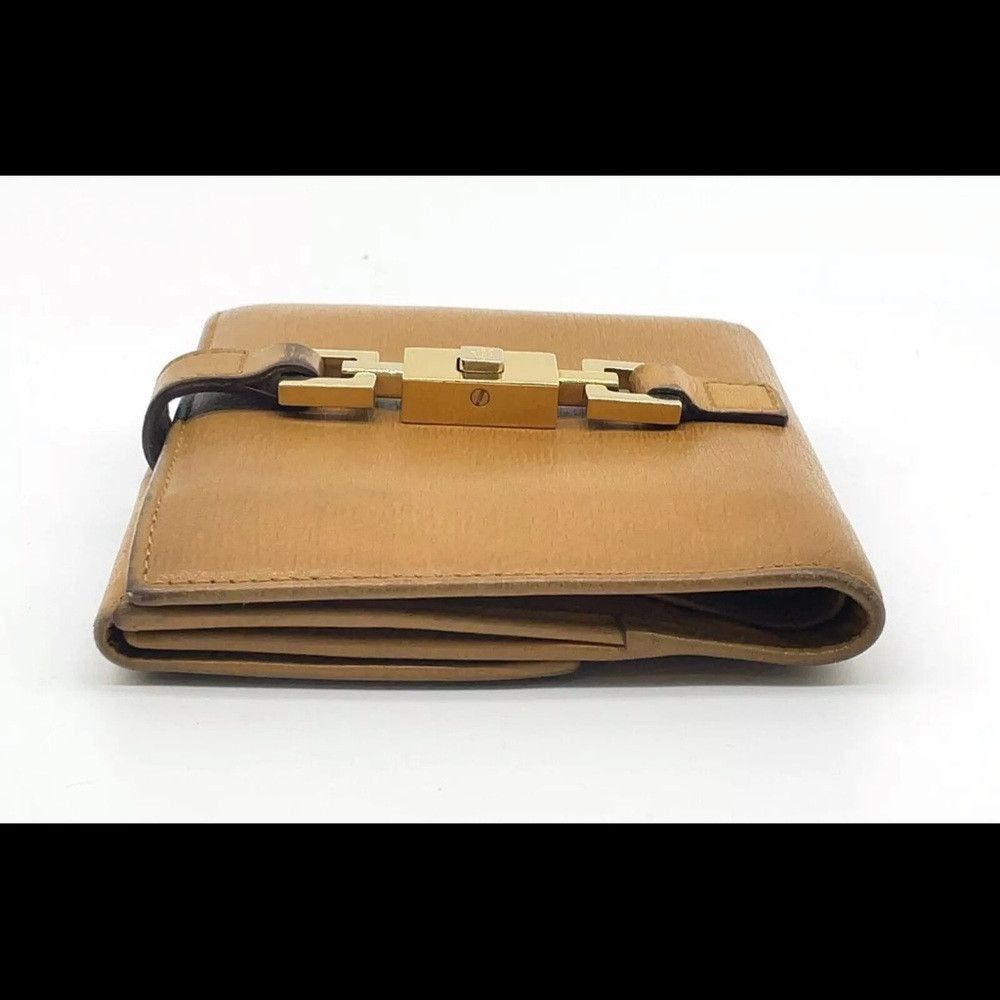 Gucci Authentic Gucci Jackie Mustard yellow leather wallet W/Bag Size ONE SIZE - 7 Thumbnail