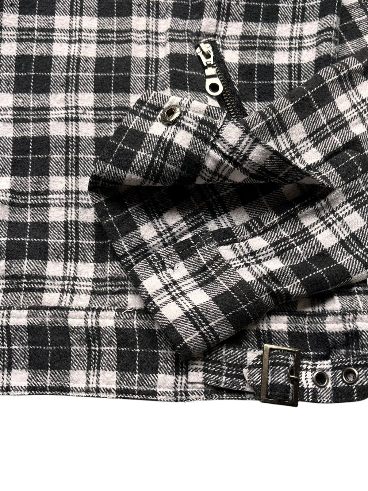In The Attic In The Attic Plaid Bikers Jacket Size US M / EU 48-50 / 2 - 8 Thumbnail