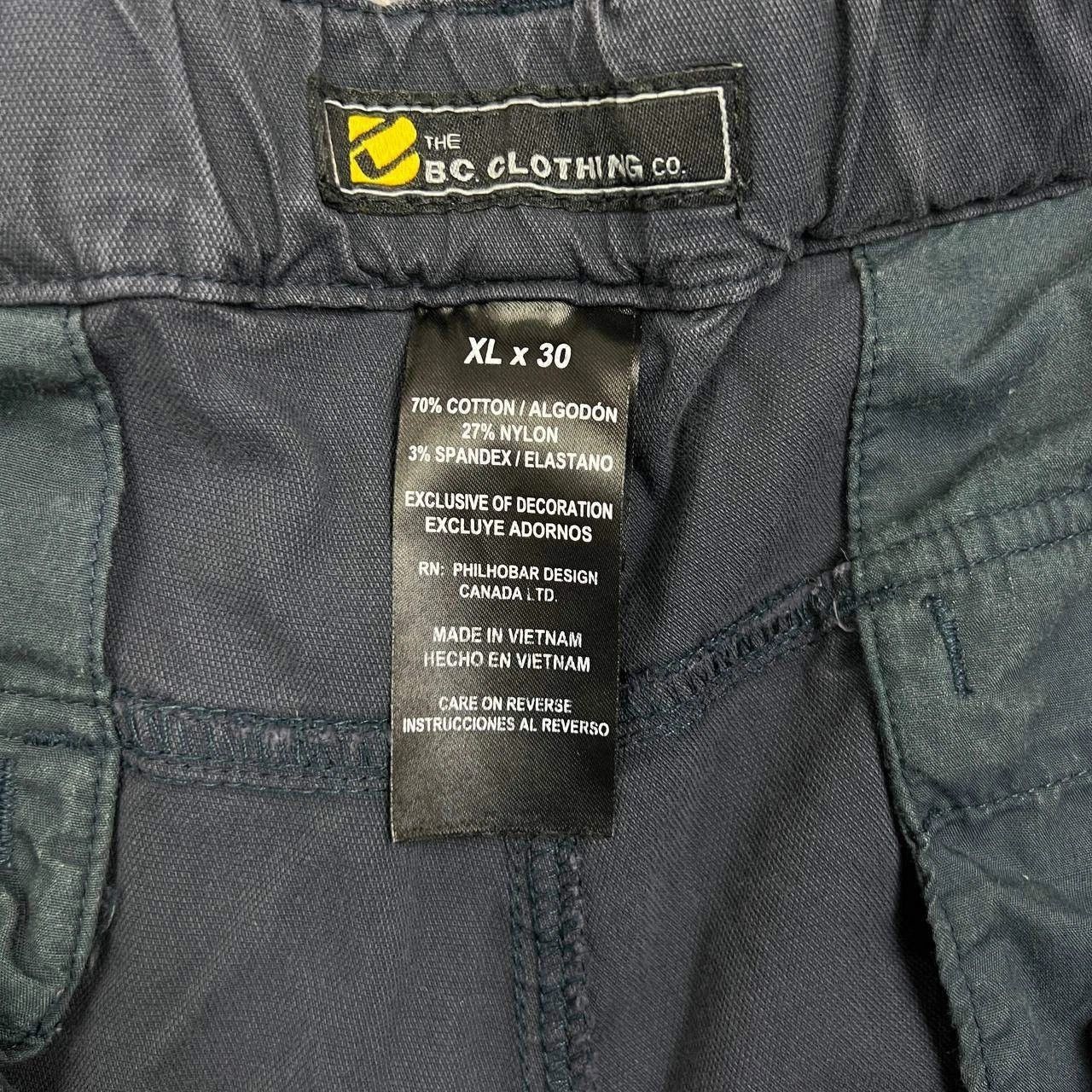 Other BC Clothing Co. Cargo Pants Men XL Blue Pockets 36x30 Size US 36 / EU 52 - 8 Thumbnail