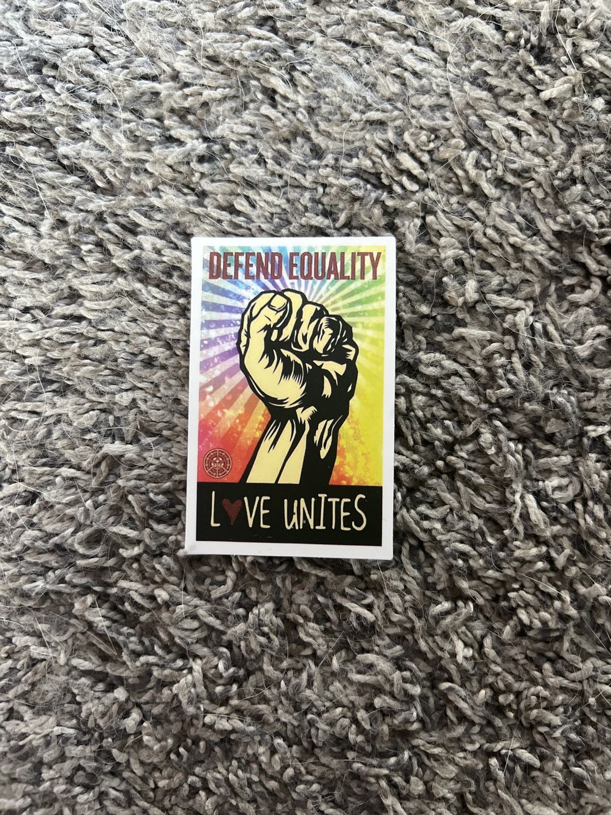 Hypebeast × Vintage Defend Equality Sticker Size ONE SIZE - 1 Thumbnail