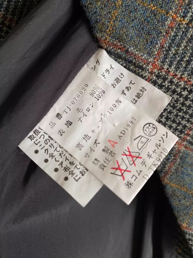Comme des Garcons Comme Des Garcons size 均码 Plaid wool coat Size S / US 4 / IT 40 - 9 Thumbnail