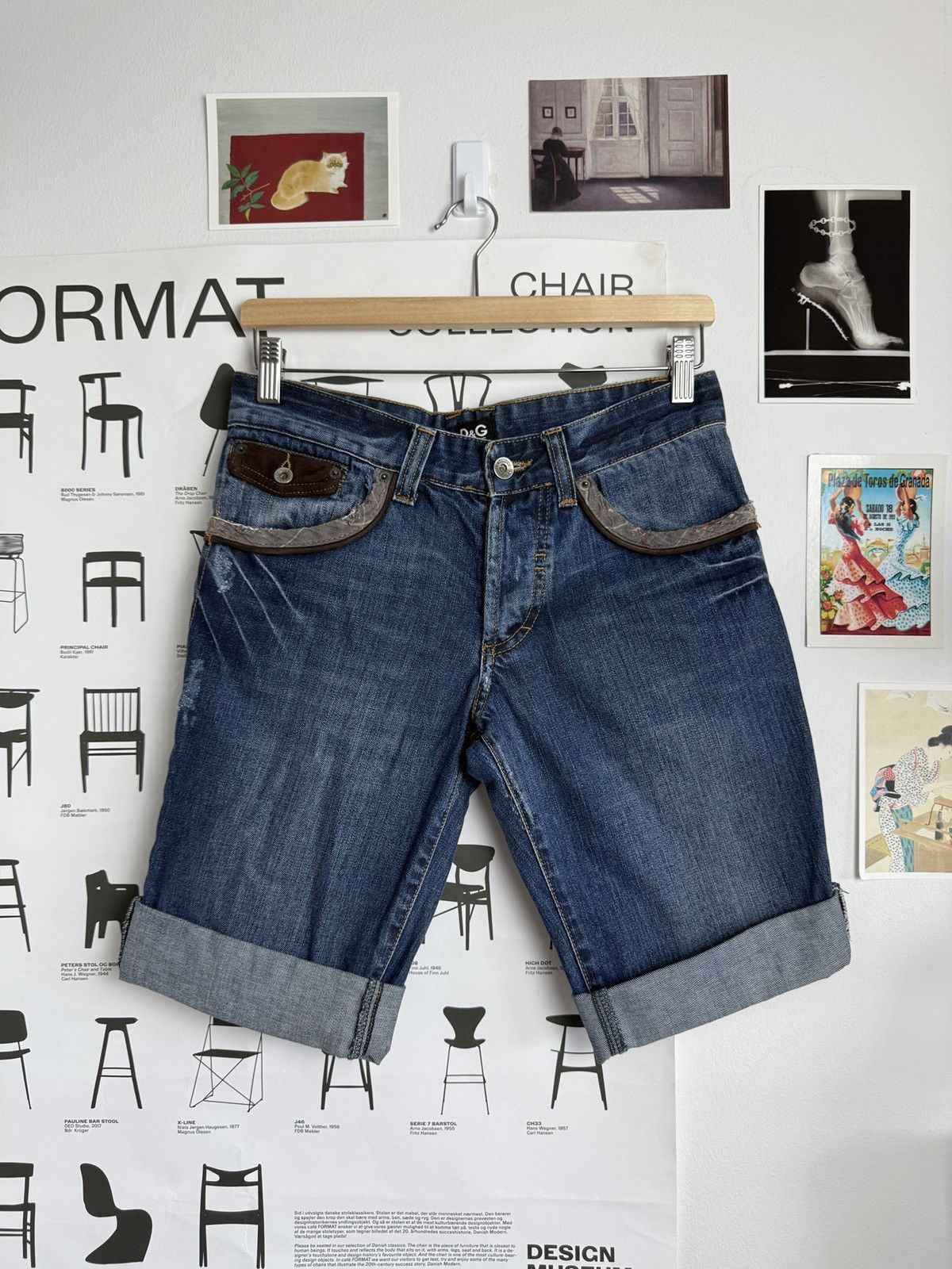 Dolce & Gabbana Vintage y2k Dolce & Gabbana denim shorts 27 opium archive 90s Size 27" / US 4 / IT 40 - 2 Thumbnail