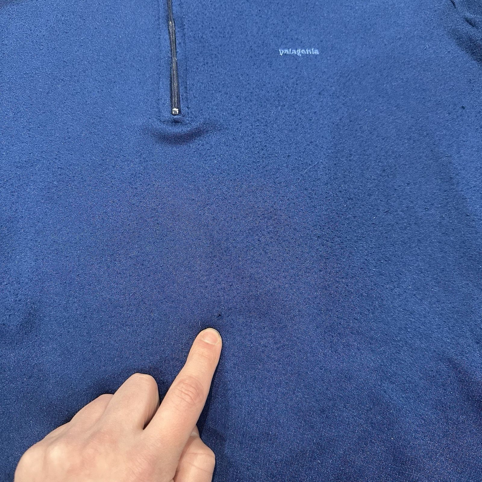 Patagonia Vtg Patagonia Womens XL Capilene Blue 1/4 Zip Baselayer 80s Size XL / US 12-14 / IT 48-50 - 5 Thumbnail