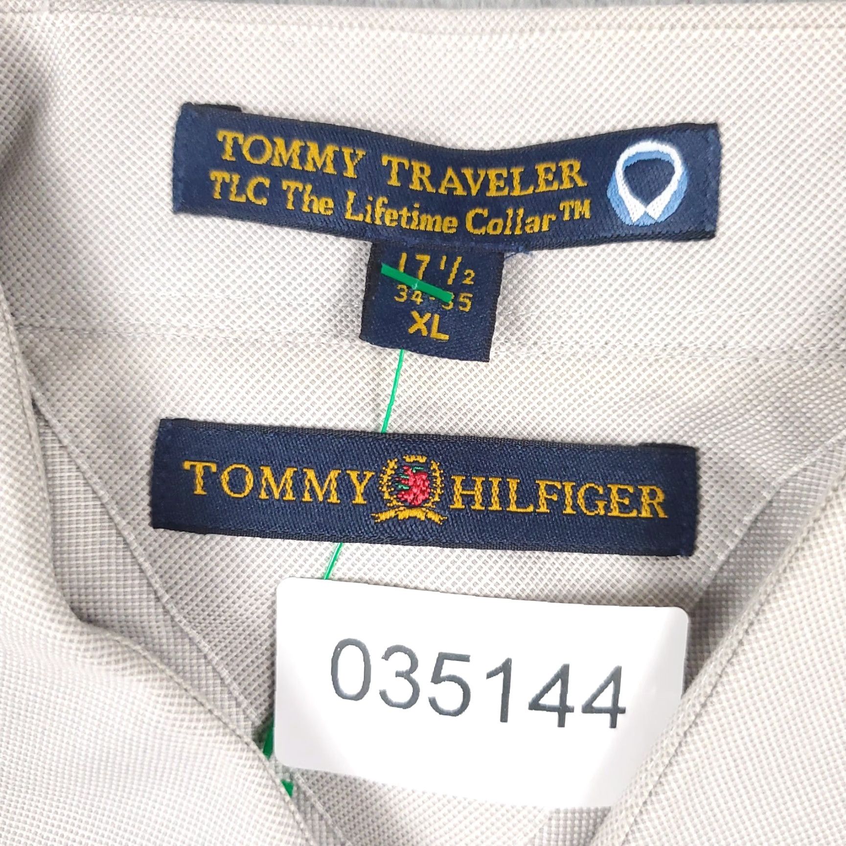 Tommy Hilfiger Tommy Hilfiger Shirt Beige Casual Button Up Long Sleeve XL Mens Size US XL / EU 56 / 4 - 6 Thumbnail