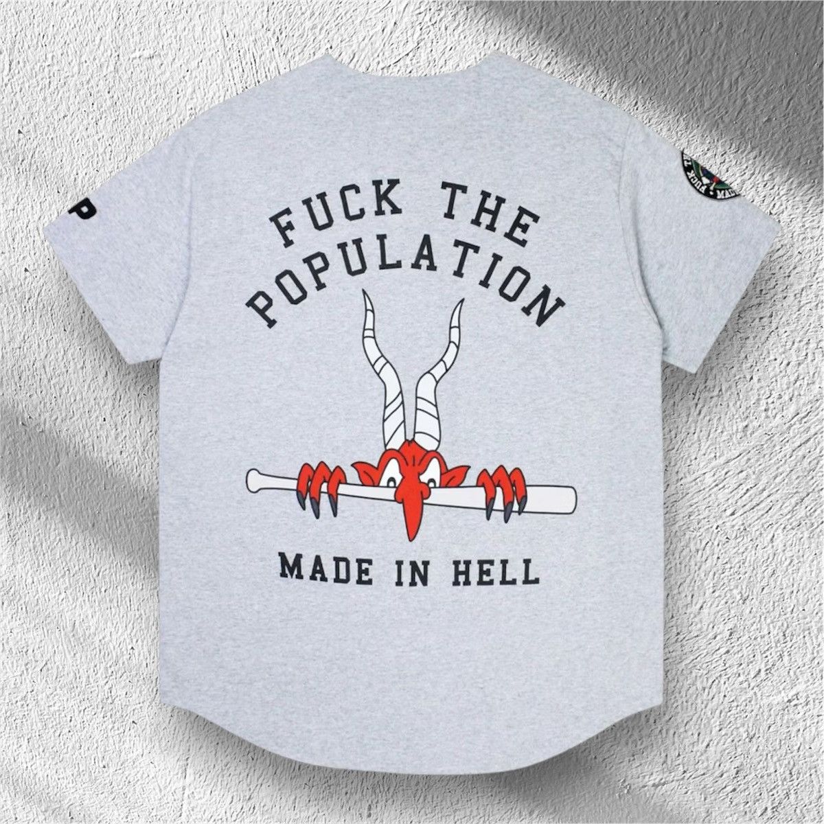 Fuck The Population Ftp Fuck Baseball Jersey Size US XL / EU 56 / 4 - 1 Thumbnail