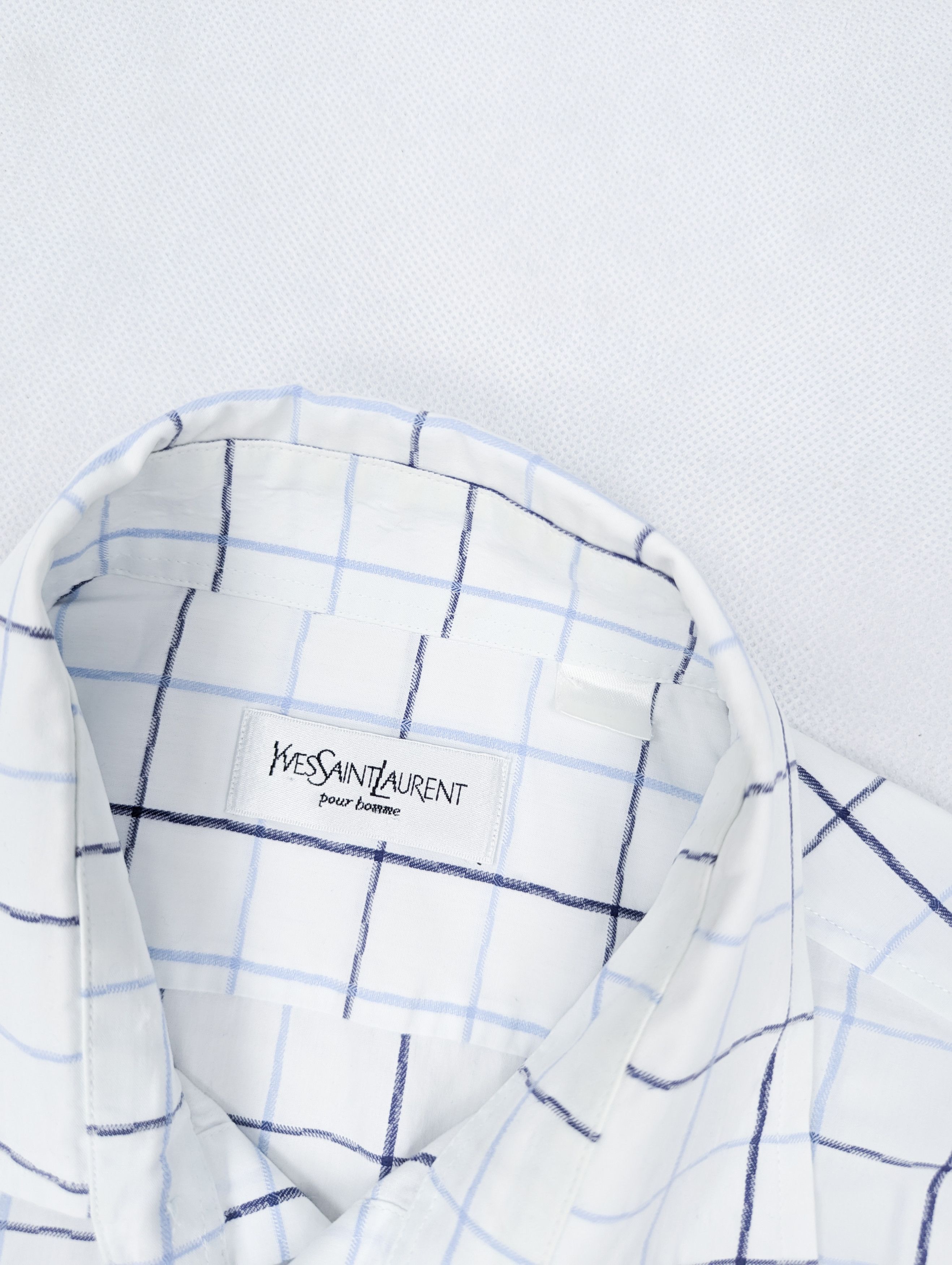 Yves Saint Laurent Yves Saint Laurent white shirt XL Size US XL / EU 56 / 4 - 3 Thumbnail