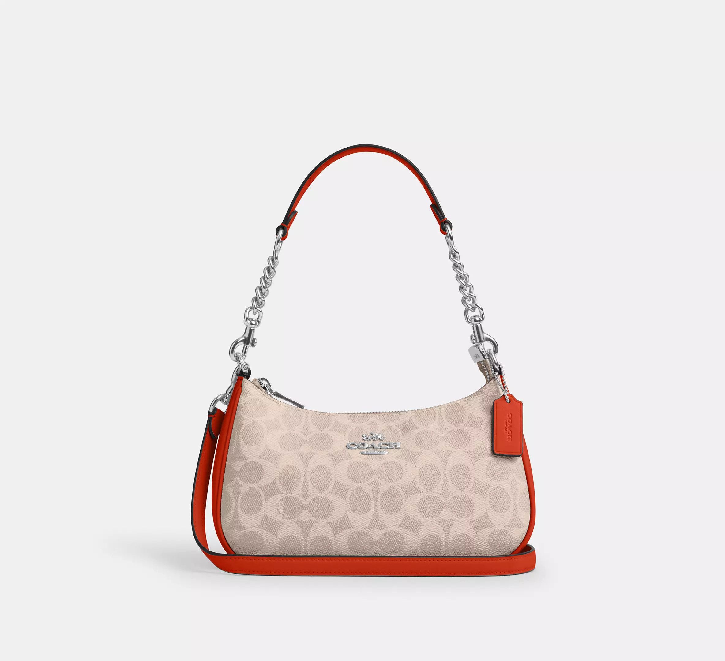 Coach Teri Shoulder Bag In Signature Canvas CV933 Size ONE SIZE - 8 Thumbnail