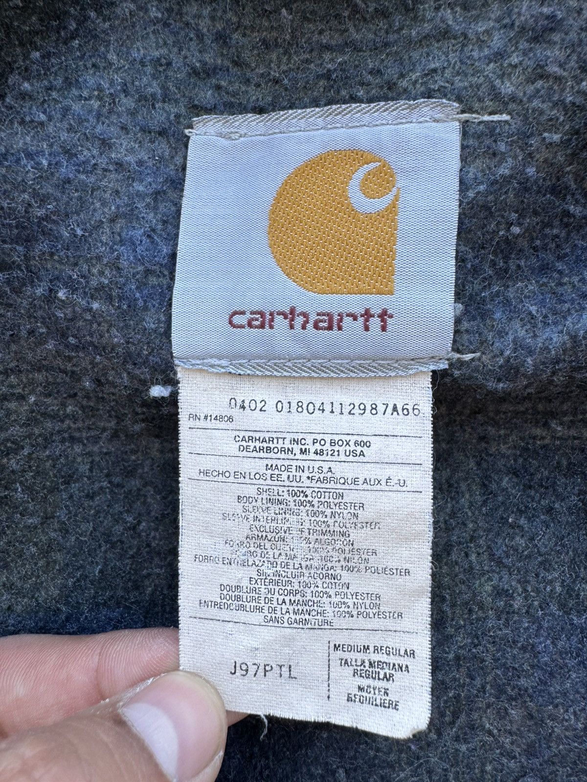 Carhartt RARE Vintage Carhartt J97 PTL 00s Detroit Jacket Size US M / EU 48-50 / 2 - 3 Thumbnail