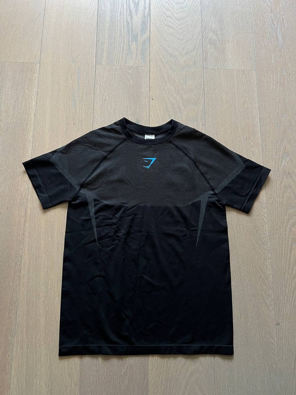 Gymshark Gymshark Onyx V5 5.0 Black/Blue T-Shirt David Laid (S