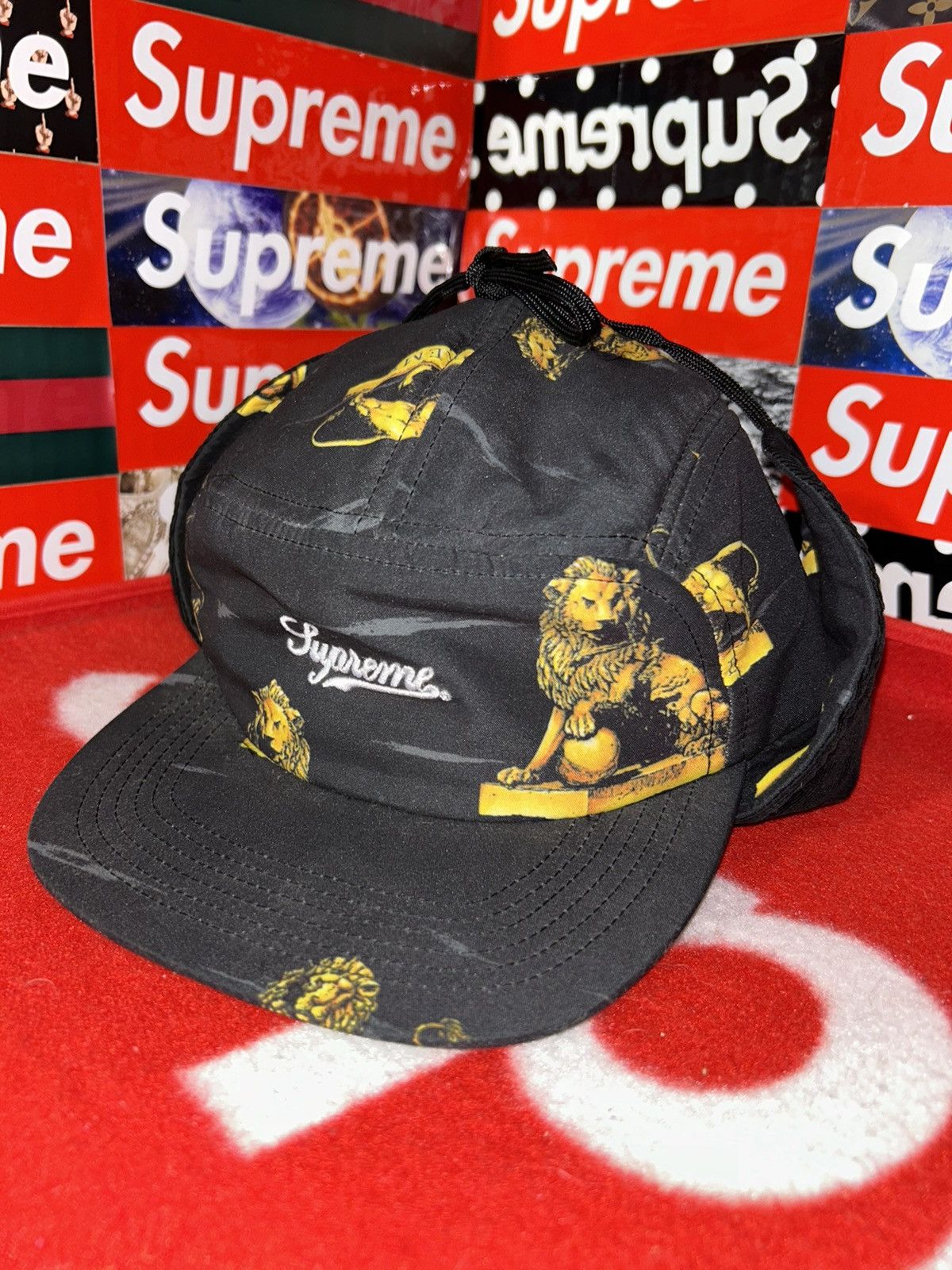 Supreme Supreme Lions Trail Camp Cap FW13 RARE HAT Size ONE SIZE - 8 Thumbnail
