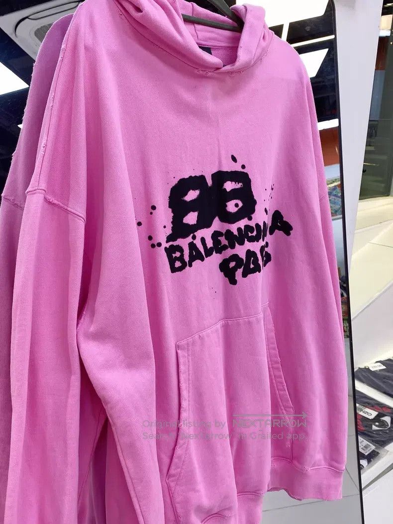 Balenciaga Balenciaga Pink Hoodie Size US XS / EU 42 / 0 - 3 Thumbnail